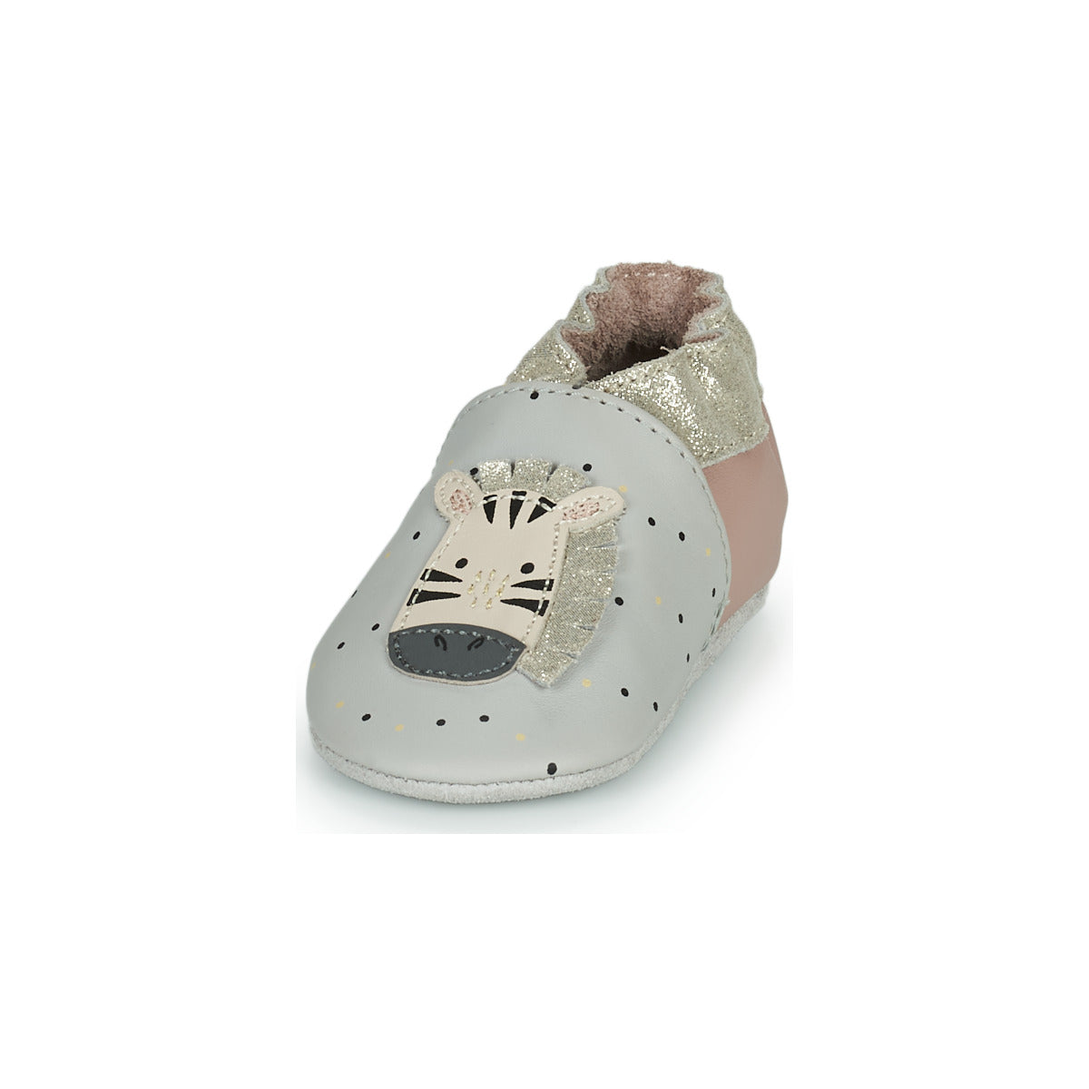 Pantofole bambini ragazza Robeez  CUTE ZEBRA  Grigio