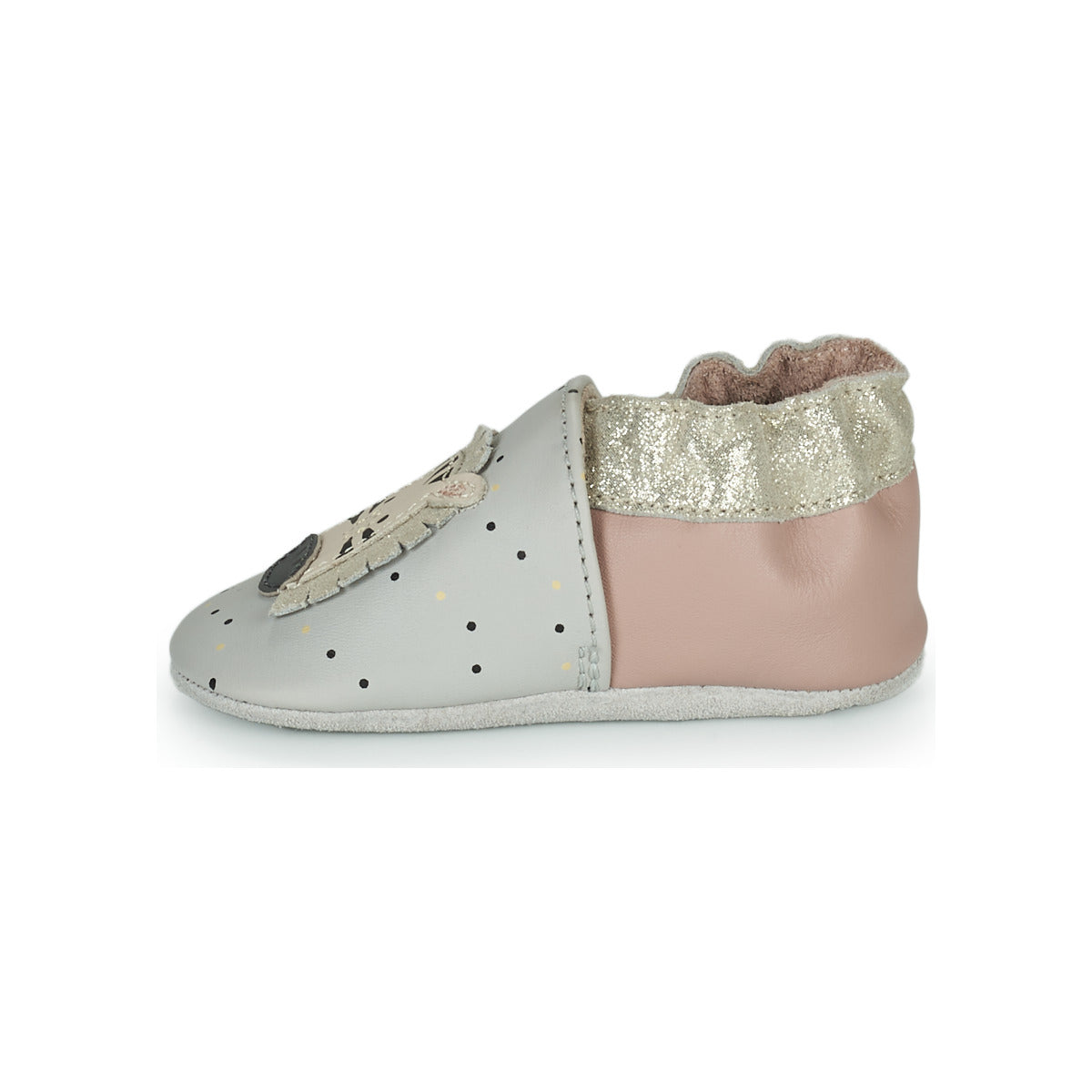 Pantofole bambini ragazza Robeez  CUTE ZEBRA  Grigio