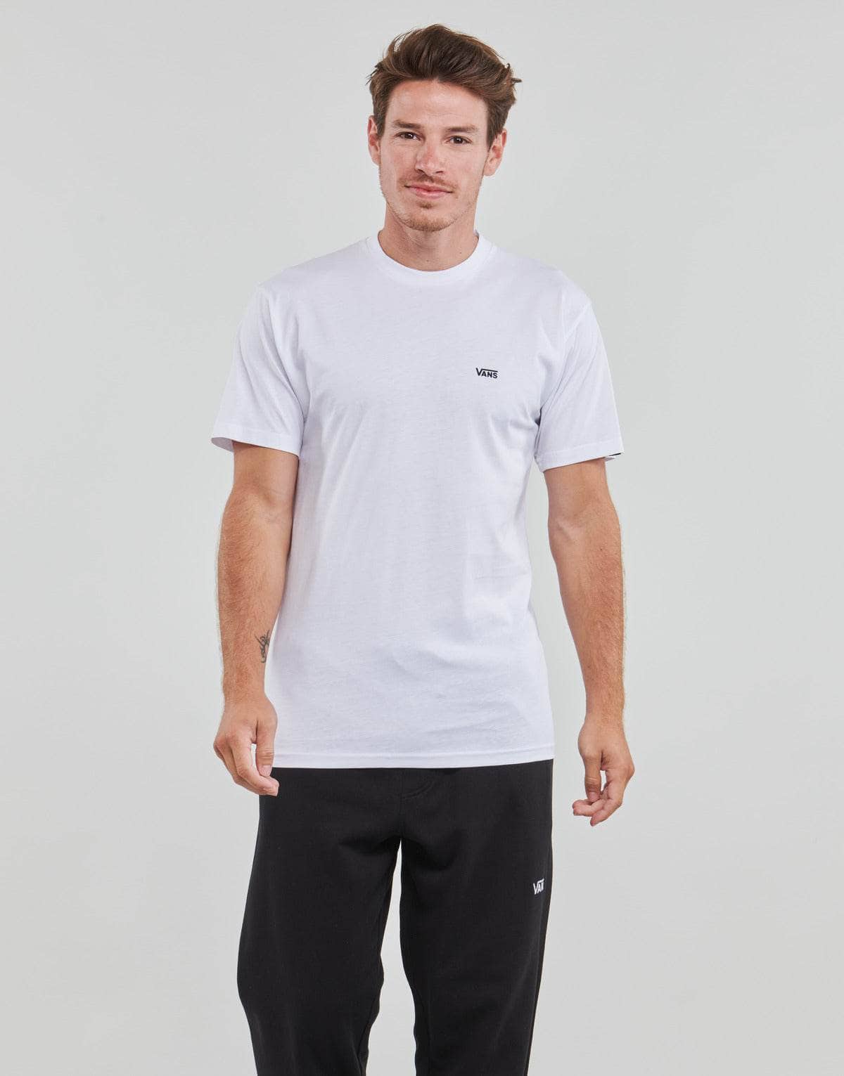 T-shirt Uomo Vans LEFT CHEST LOGO TEE Bianco
