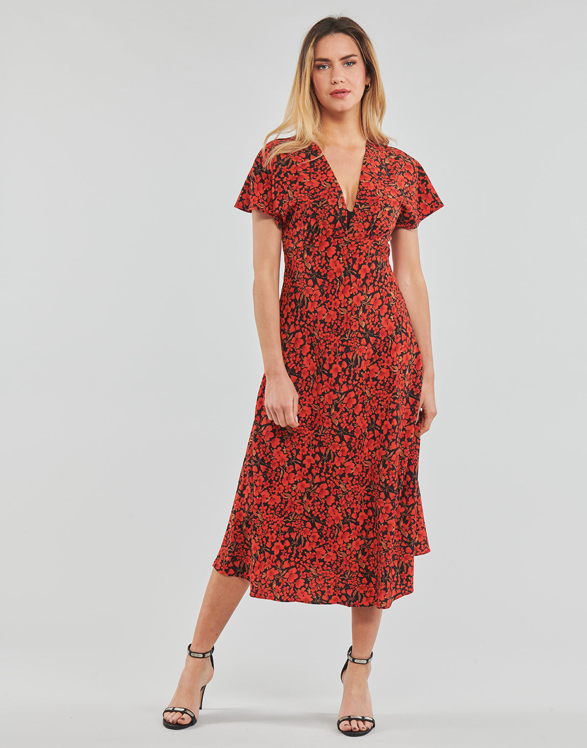 Abito lungo Donna Moony Mood LYEACHA Rosso