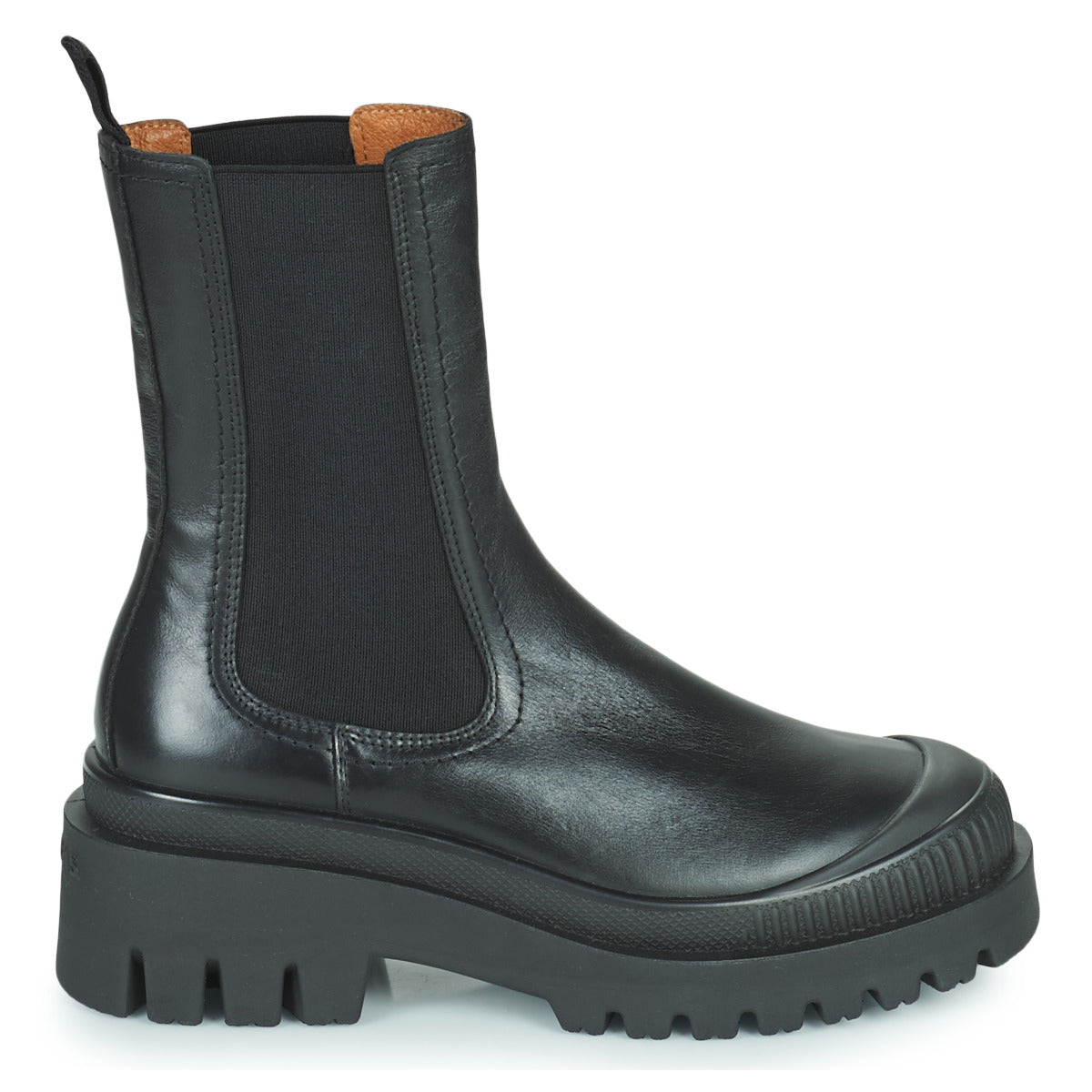 Stivaletti Donna Pataugas AINOA CHELSEA NAPPA Nero