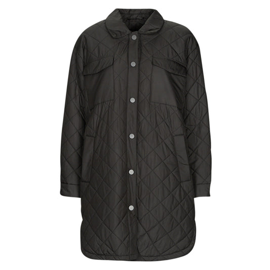 Piumino Donna Only ONLNEWTANZIA LONG QUILT SHACKET CC OTW Nero
