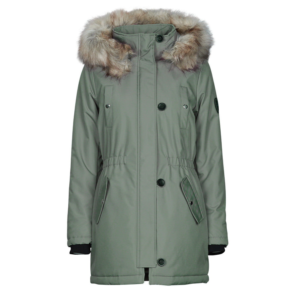 Parka Donna Only ONLIRIS FUR WINTER PARKA CC OTW Kaki