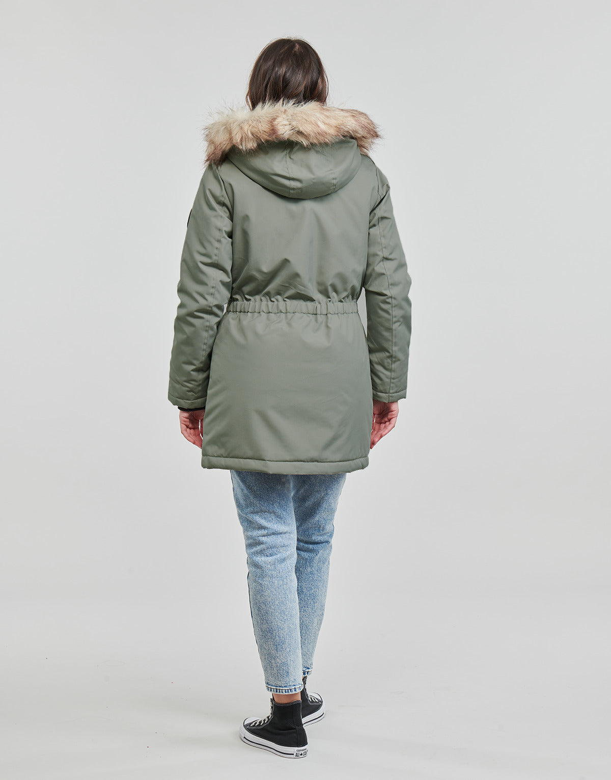 Parka Donna Only ONLIRIS FUR WINTER PARKA CC OTW Kaki