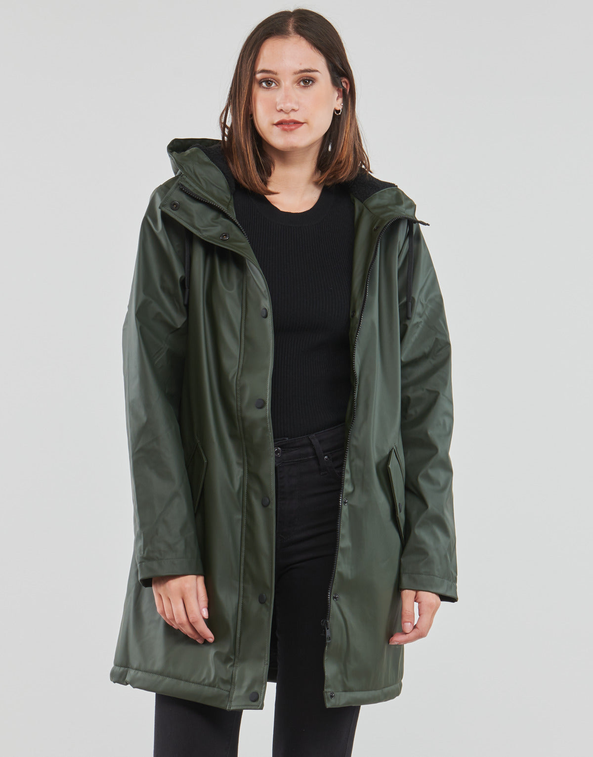 Parka Donna Only  ONLSALLY RAINCOAT OTW NOOS  Verde