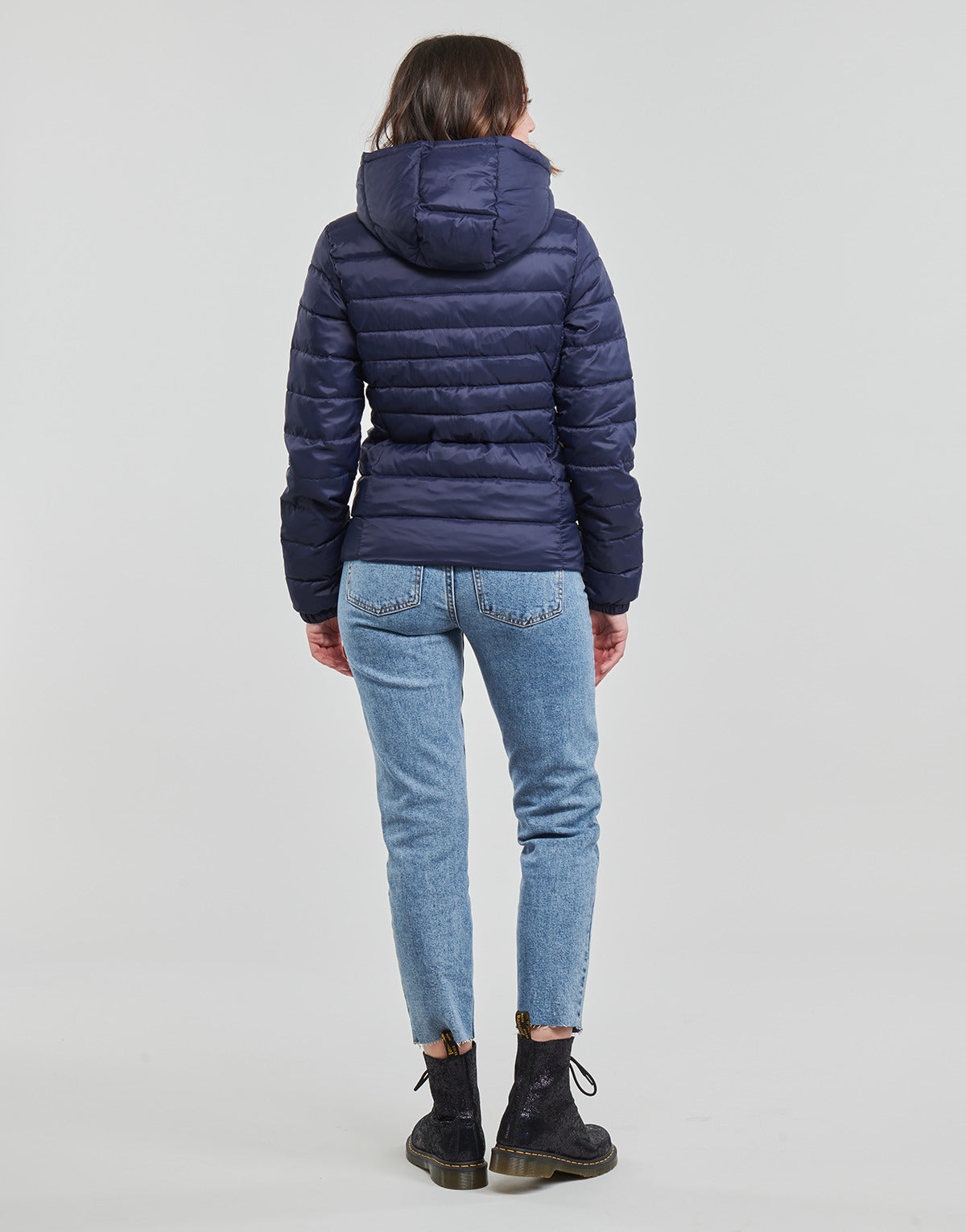 Piumino Donna Only ONLTAHOE HOOD JACKET OTW NOOS Blu