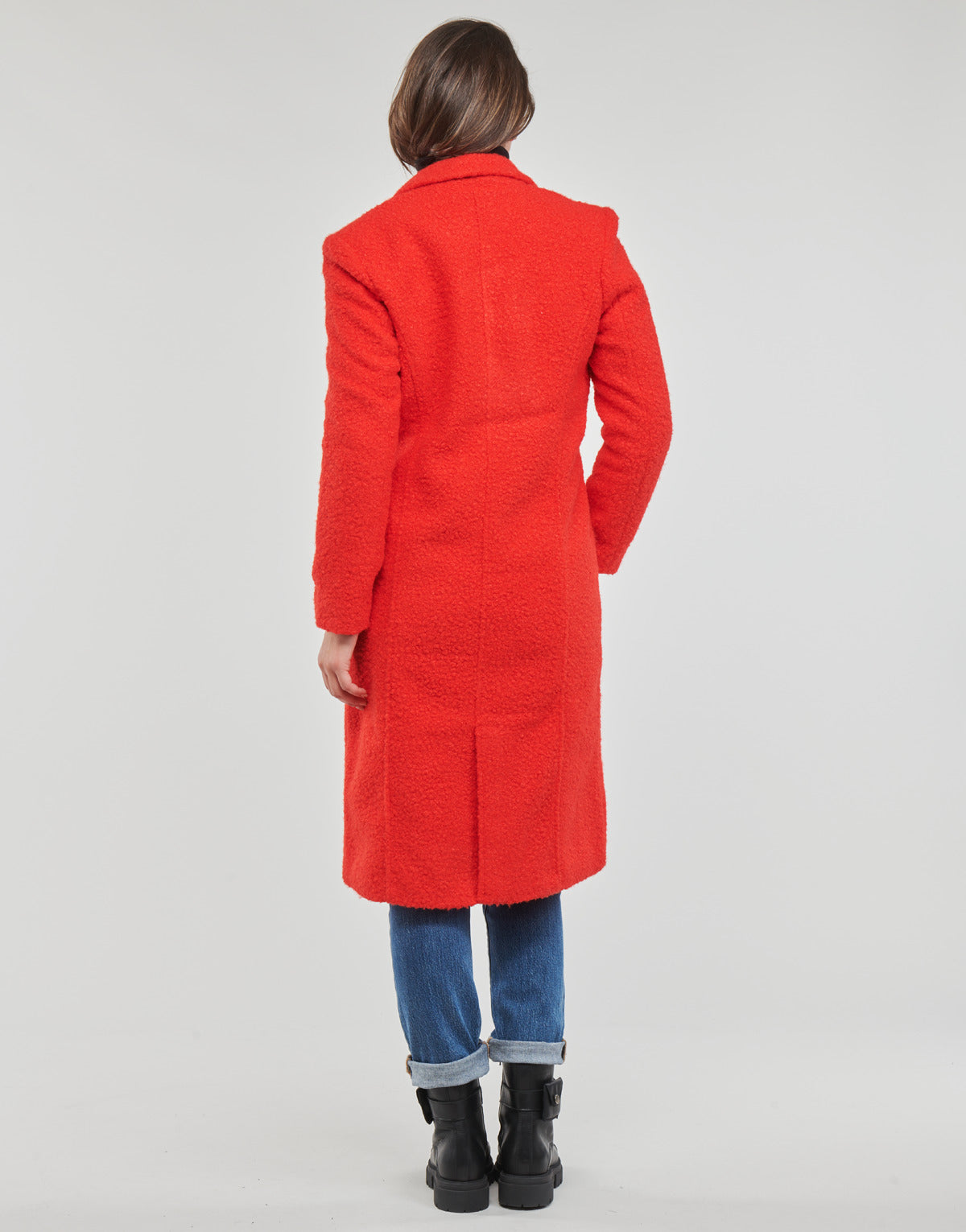 Mantella Donna Only ONLPIPER COAT CC OTW Rosso