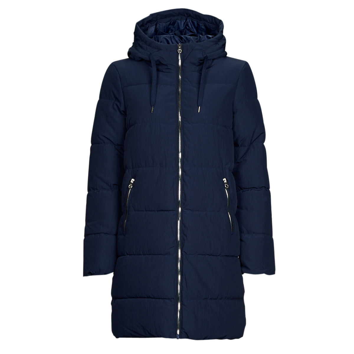 Piumino Donna Only ONLDOLLY LONG PUFFER COAT OTW NOOS Marine
