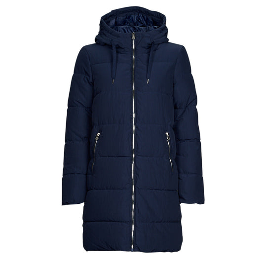 Piumino Donna Only ONLDOLLY LONG PUFFER COAT OTW NOOS Marine