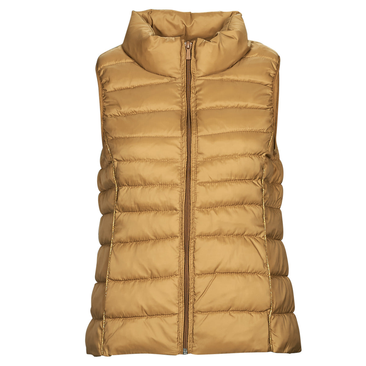 Piumino Donna Only ONLNEWCLAIRE QUILTED WAISTCOAT OTW Marrone