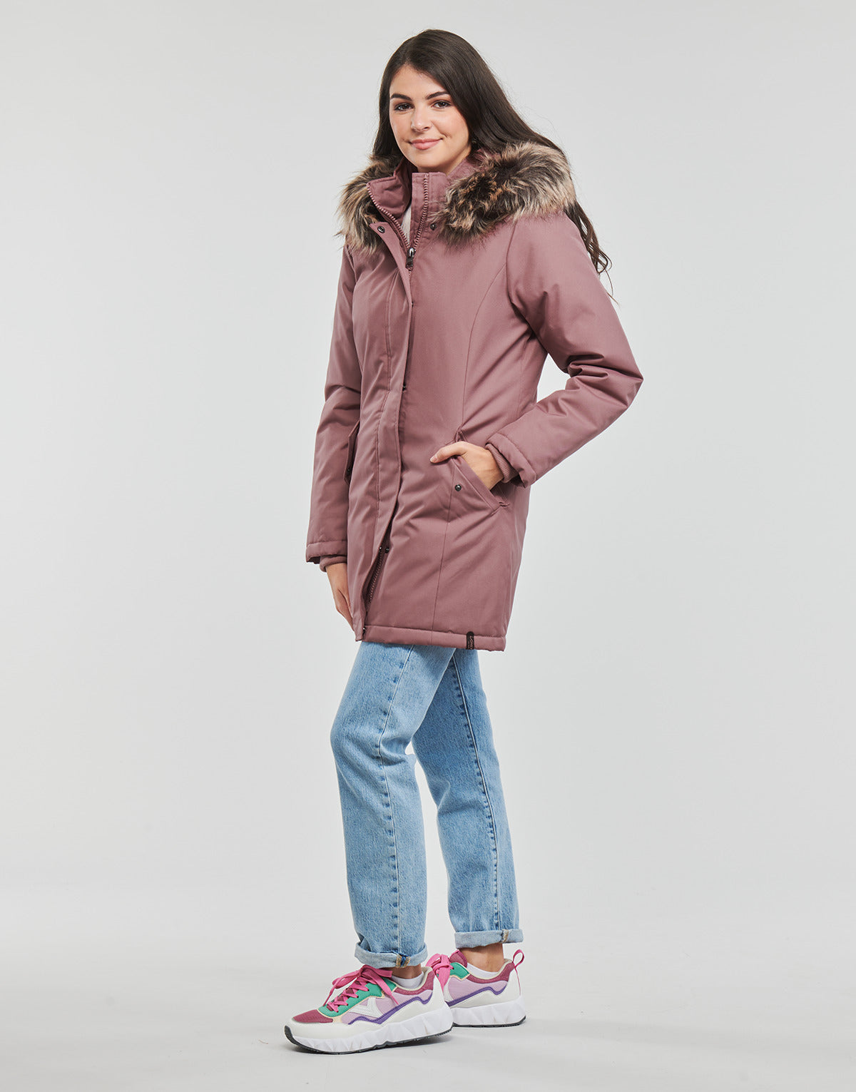 Parka Donna Only ONLKATY PARKA COAT CC OTW Rosa