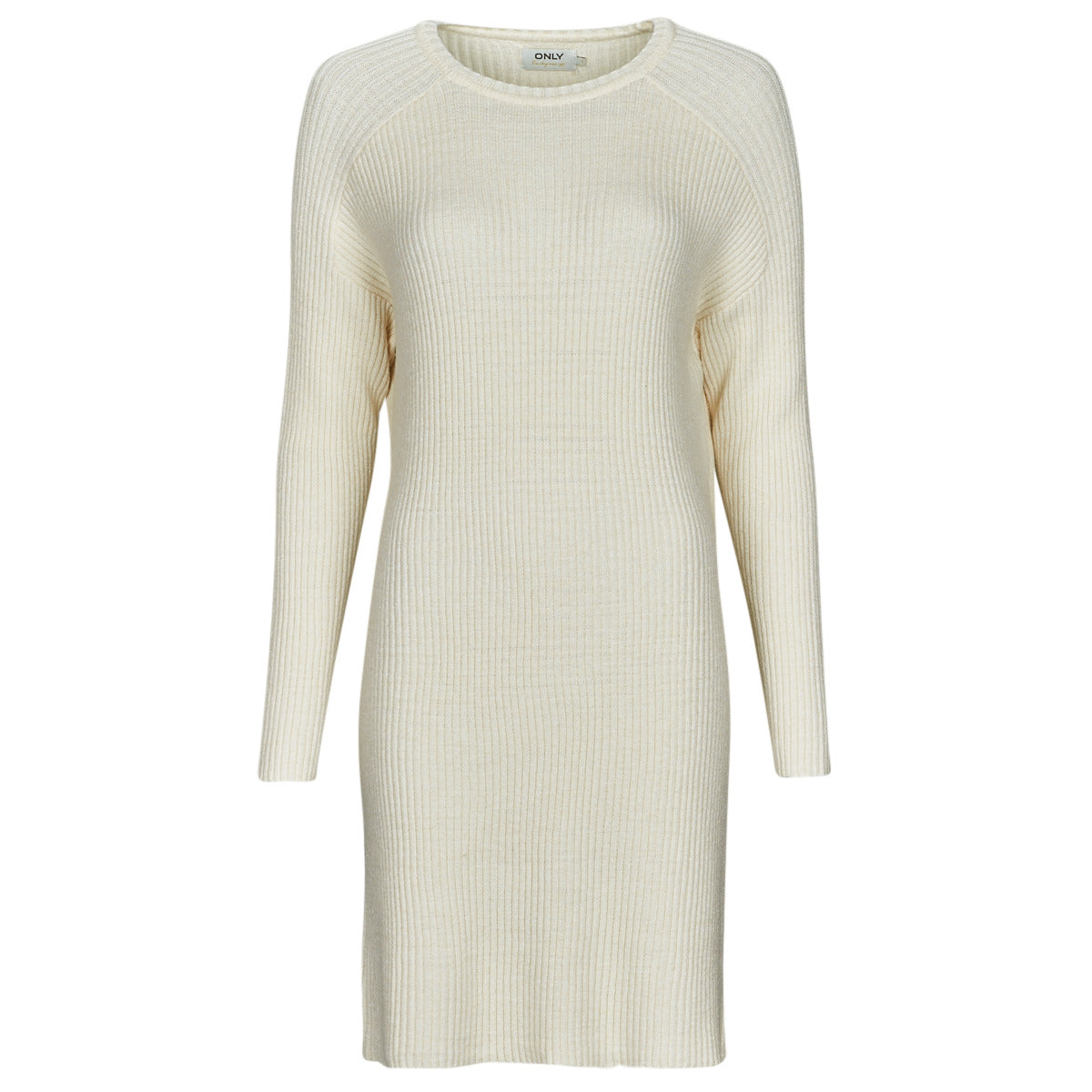 Abito corto Donna Only ONLFIA KATIA L/S DRESS CC KNT Bianco