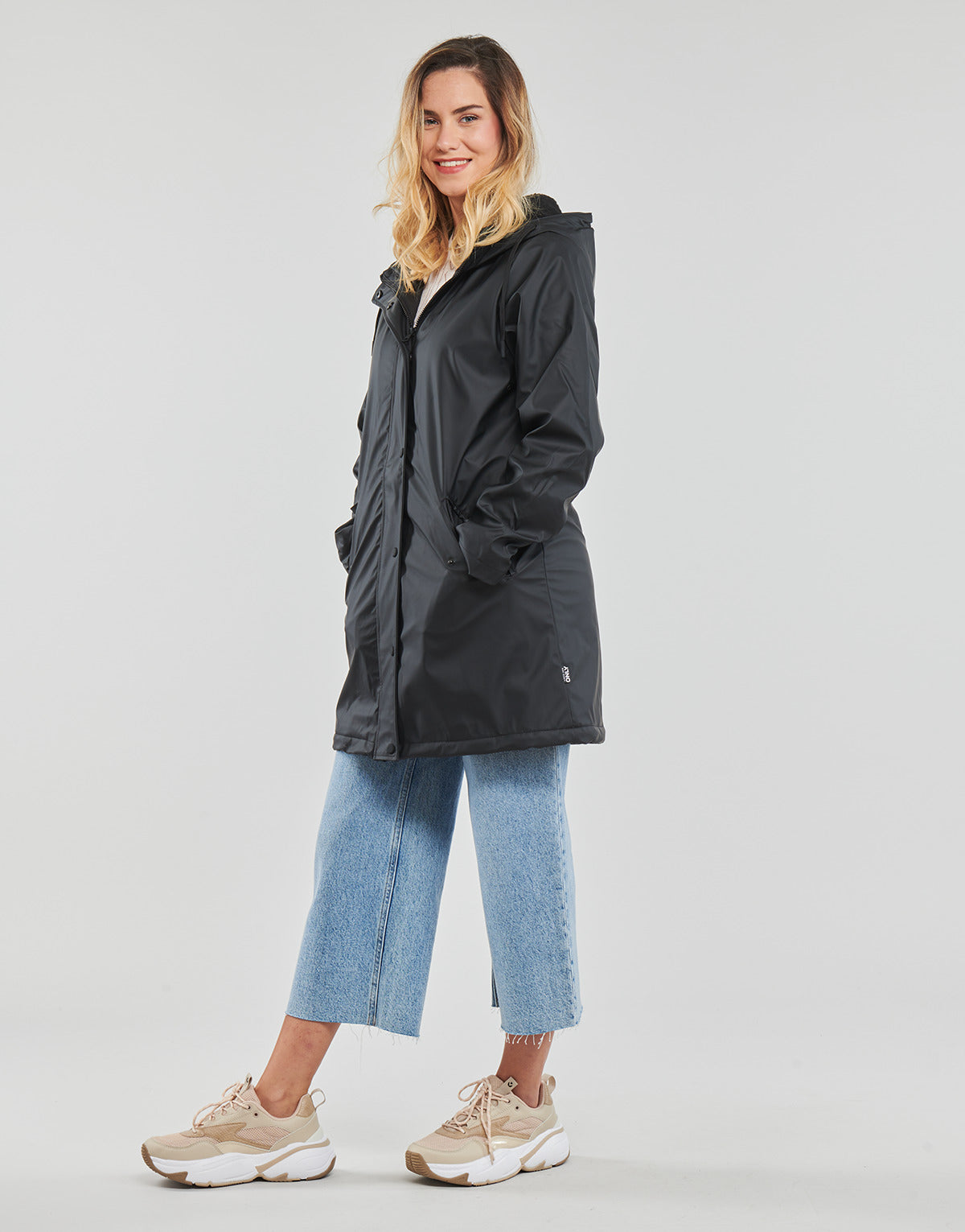 Parka Donna Only ONLSALLY RAINCOAT OTW NOOS Nero