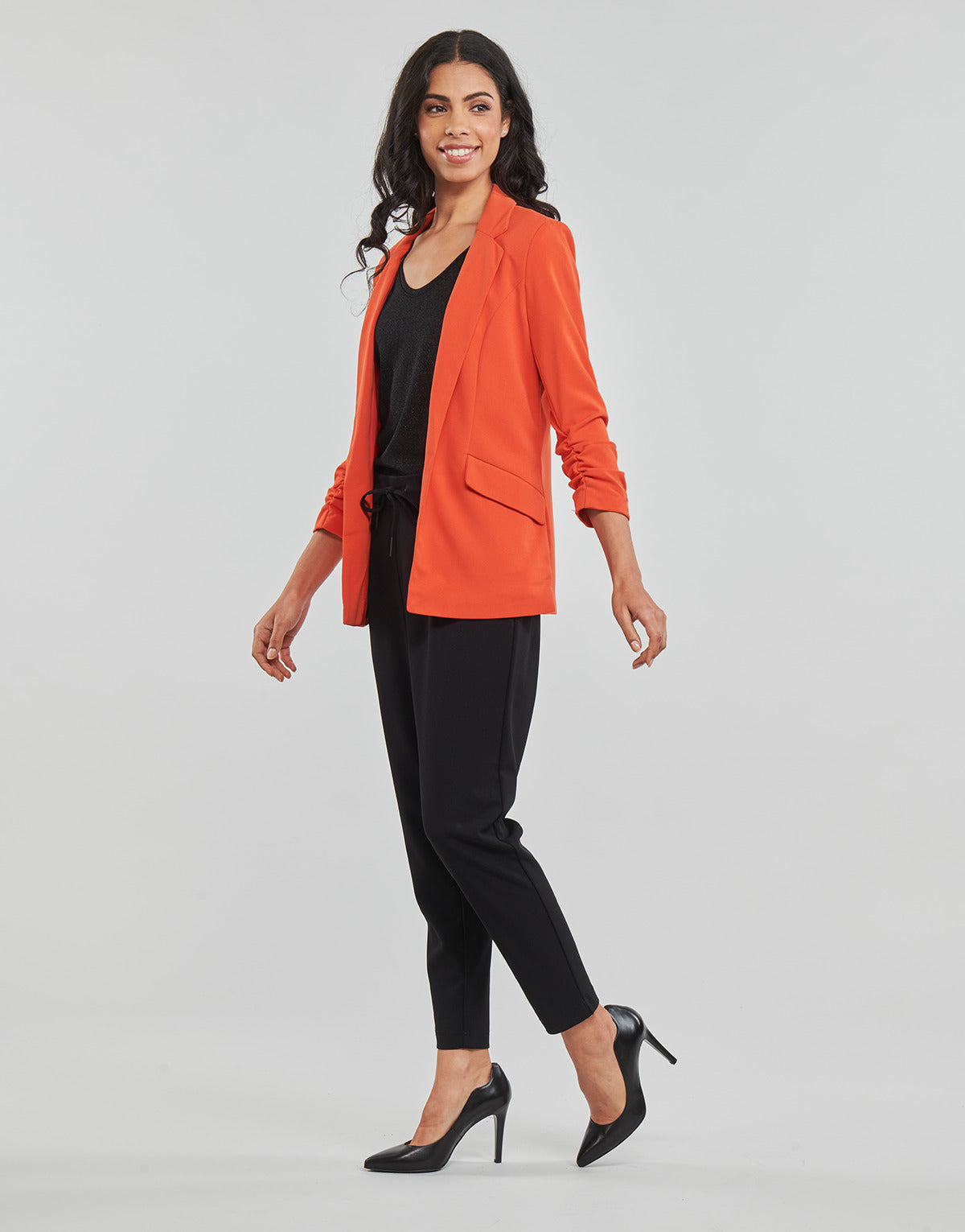 Giacca Donna Only ONLCAROLINA DIANA 3/4 BLAZER CC TLR Rosso