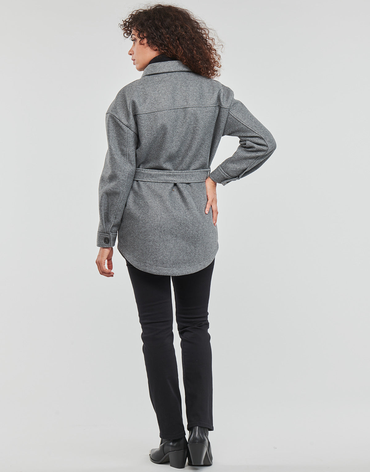 Mantella Donna Only ONLEMMA FREJA SHACKET OTW Grigio