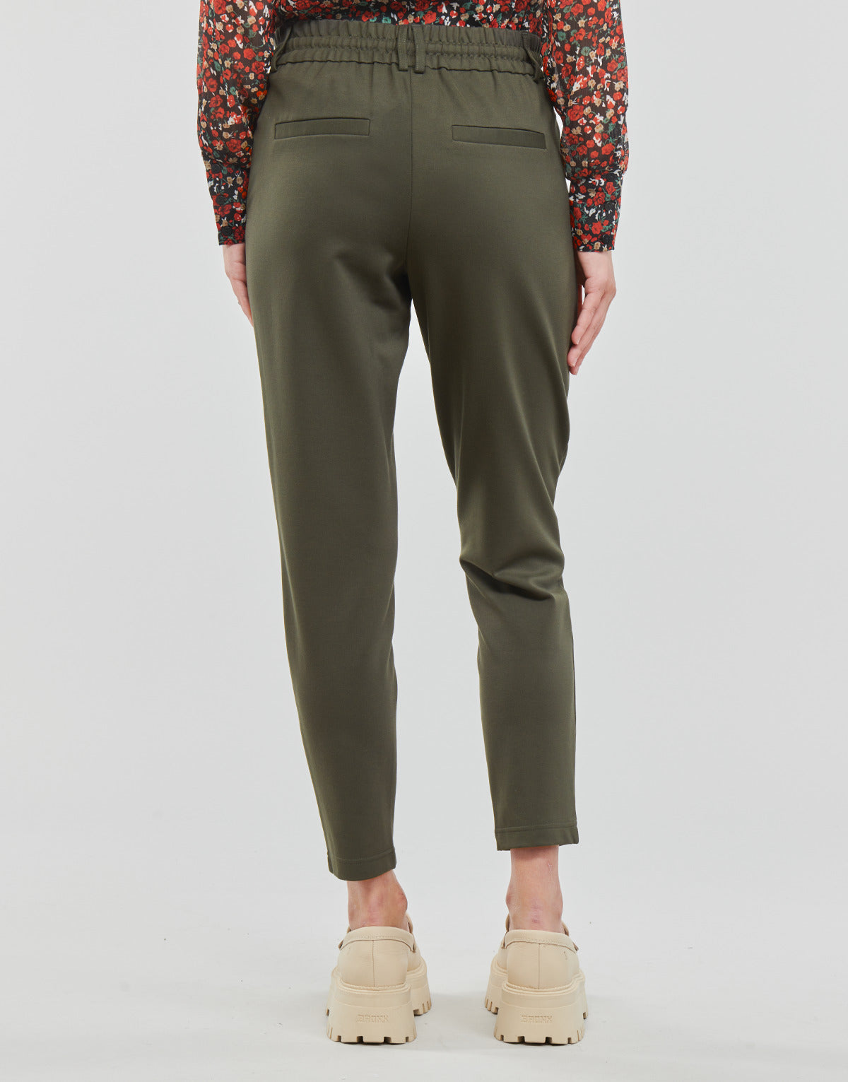Pantalone Chino Donna Only ONLPOPTRASH LIFE EASY COL PANT PNT NOOS Kaki