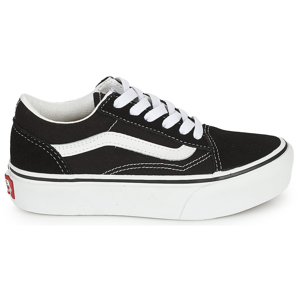 Scarpe bambini ragazza Vans UY Old Skool Platform Nero