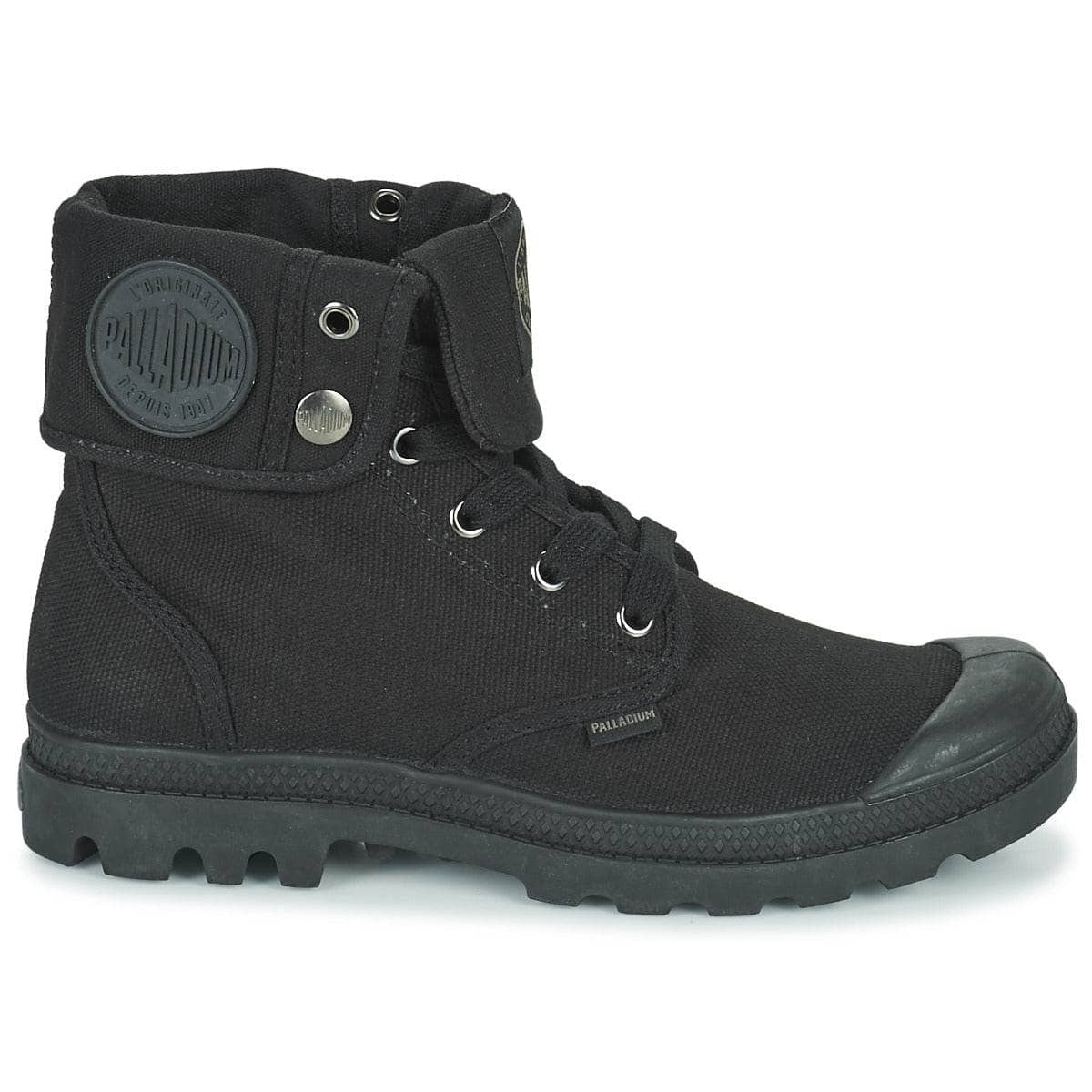 Sneakers alte Donna Palladium BAGGY Nero