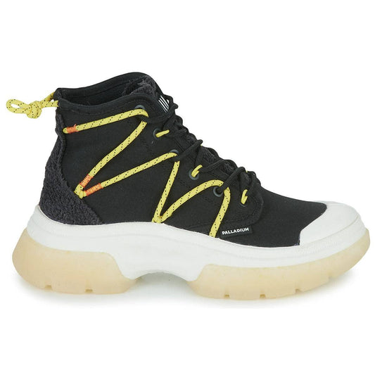 Sneakers alte Donna Palladium PALLAWAVE LACE IT Nero
