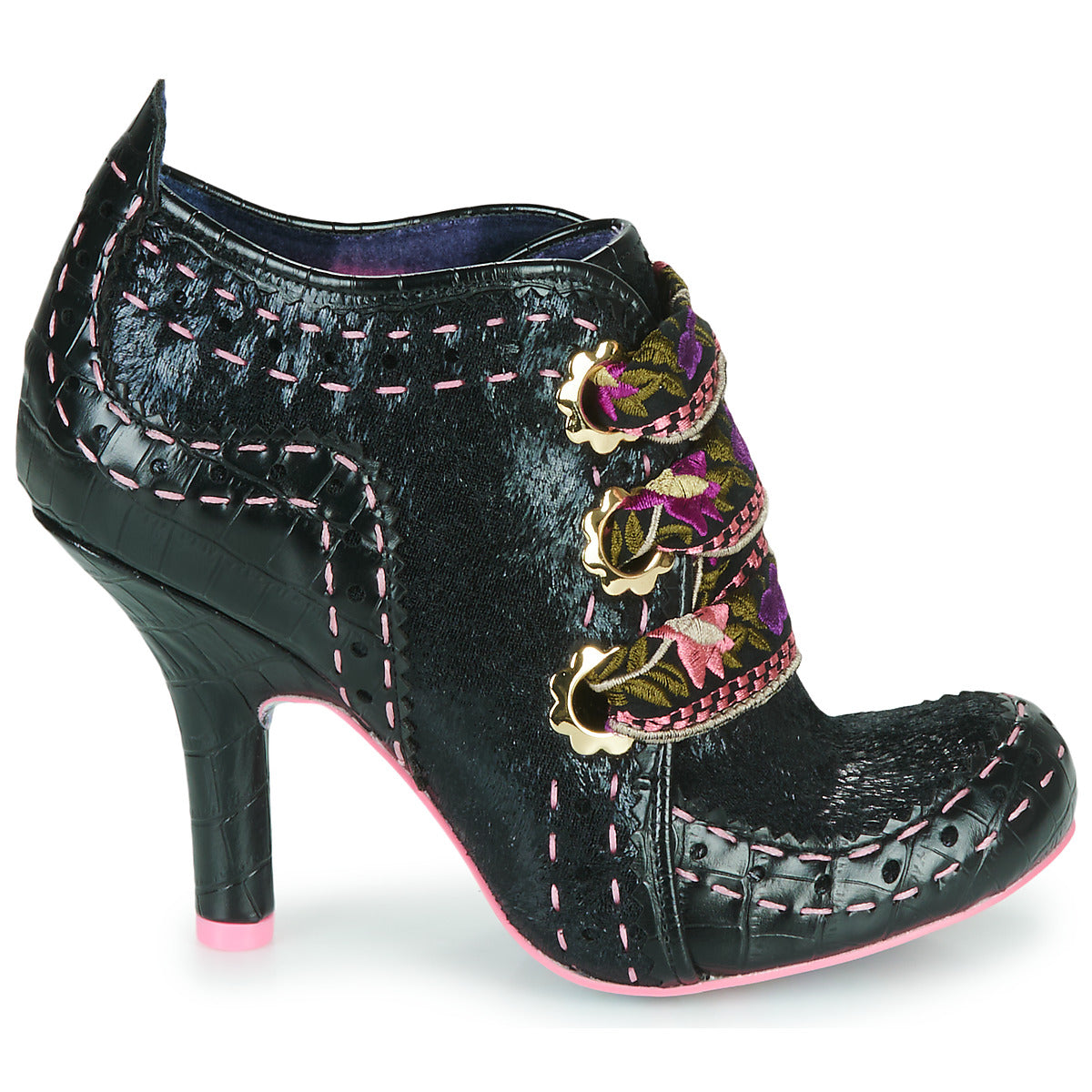 Stivaletti Donna Irregular Choice ABIGAILS FLOWER PARTY Nero