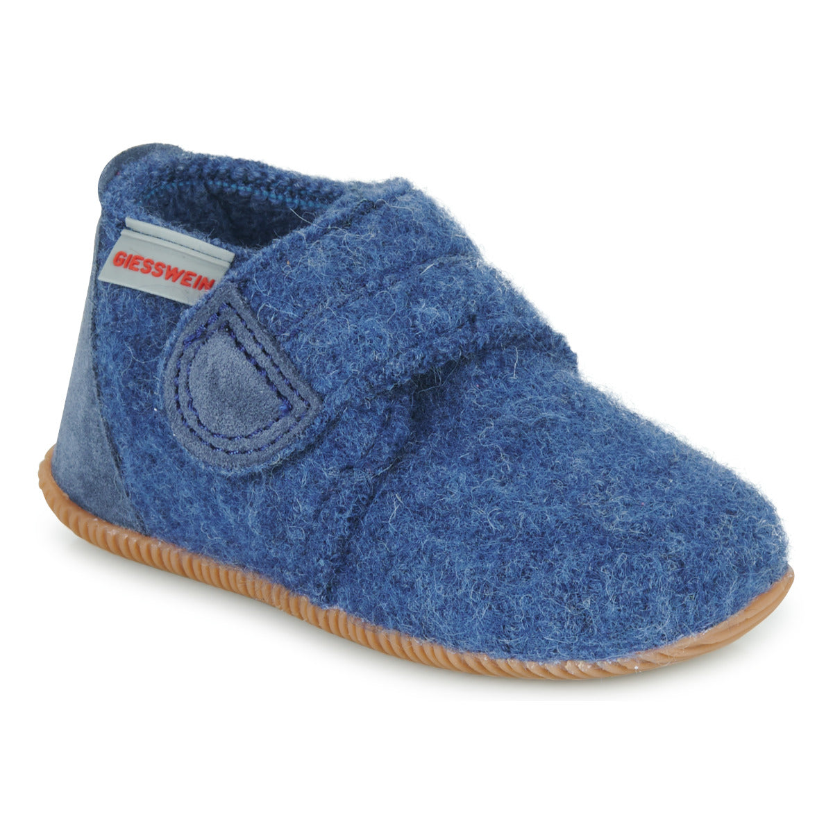 Pantofole bambini ragazza Giesswein  OBERSTAUFEN  Blu