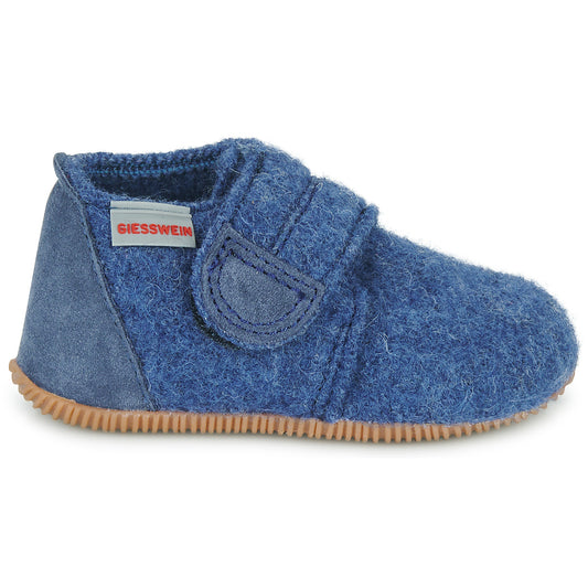 Pantofole bambini ragazza Giesswein  OBERSTAUFEN  Blu