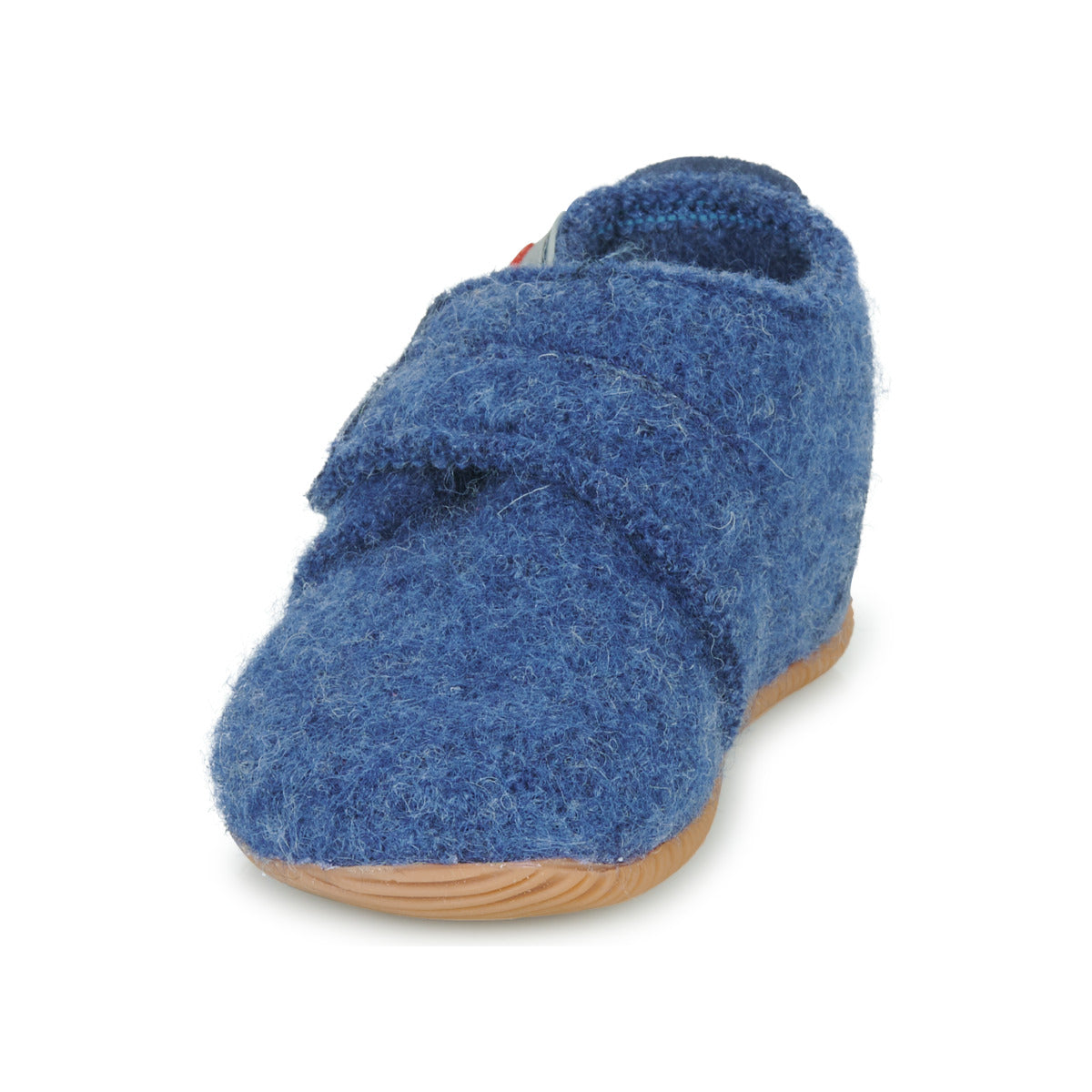 Pantofole bambini ragazzo Giesswein  OBERSTAUFEN  Blu