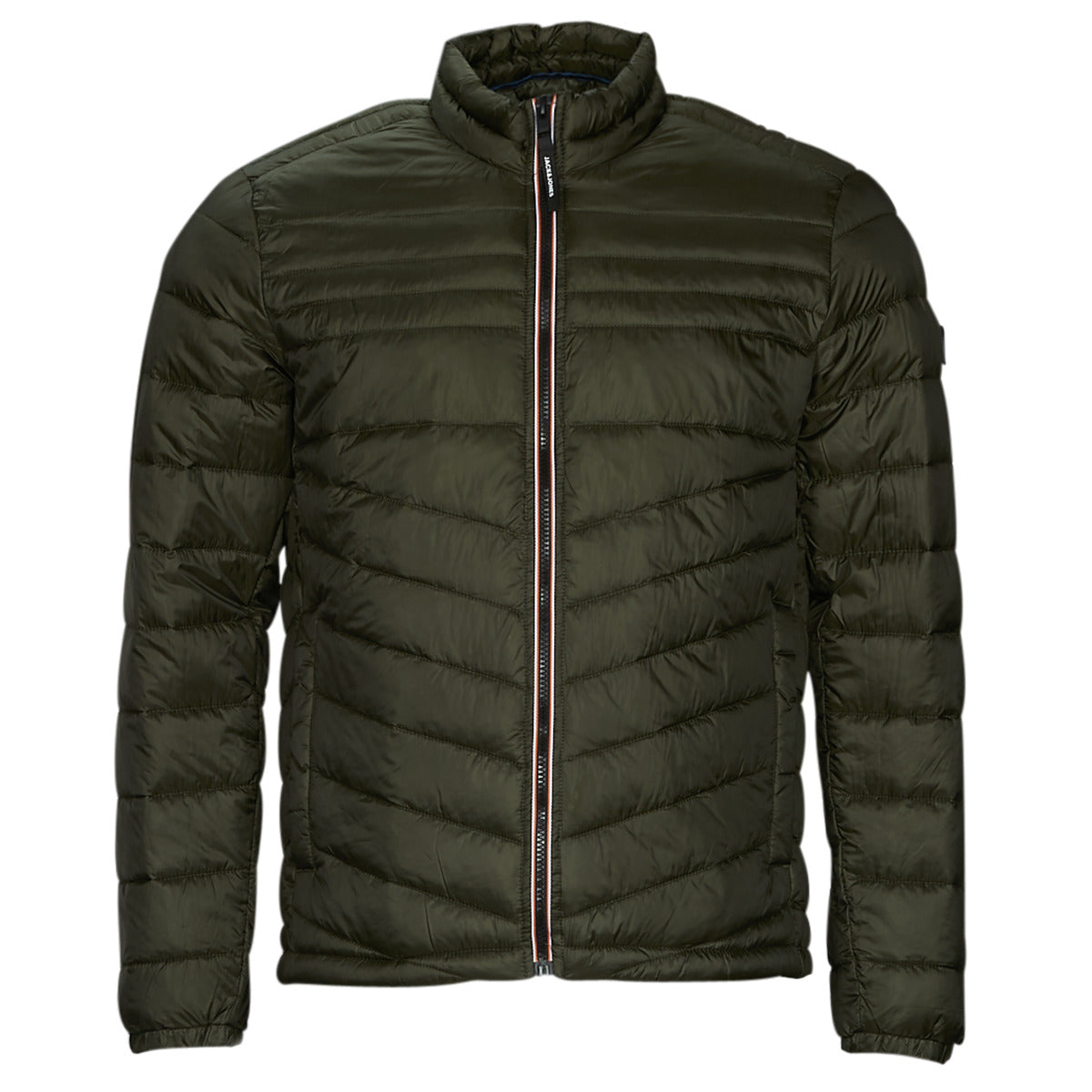 Piumino Uomo Jack & Jones JJEHERO PUFFER COLLAR Kaki