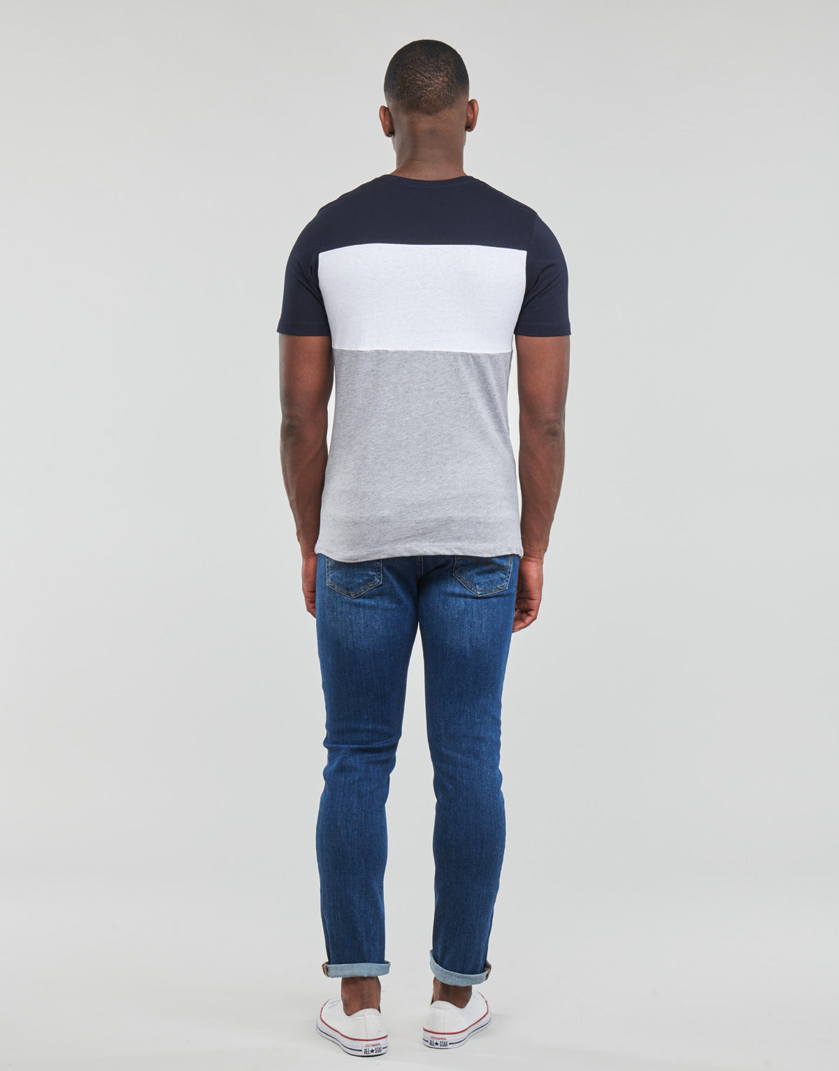 T-shirt Uomo Jack & Jones  JJELOGO BLOCKING TEE  Multicolore