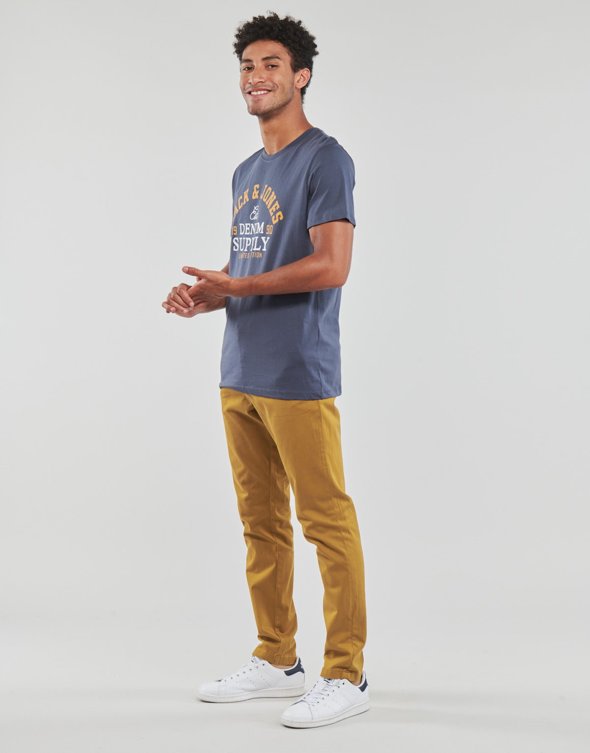 Pantalone Chino Uomo Jack & Jones JPSTMARCO JJBOWIE SA Marrone