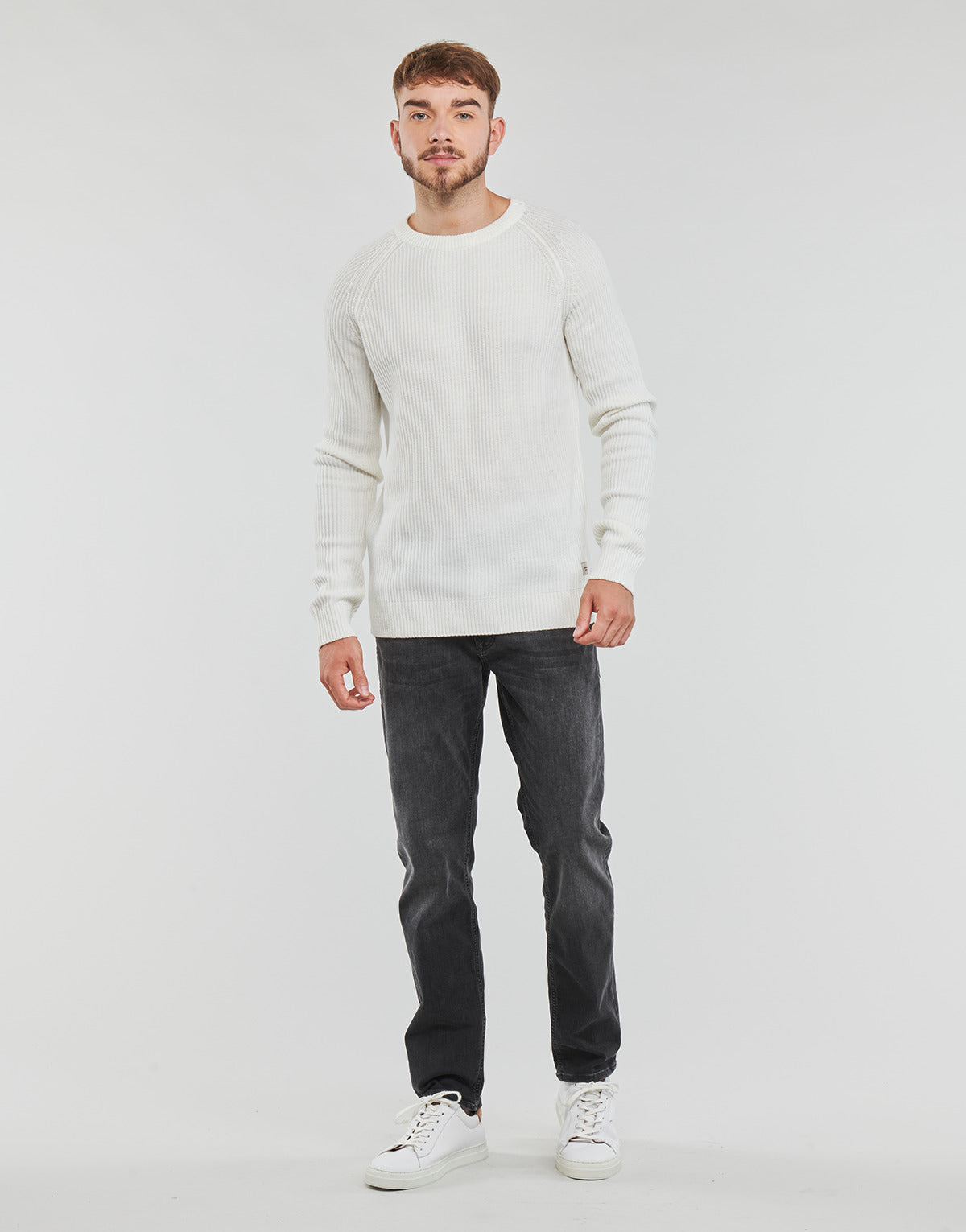 Jeans Uomo Jack & Jones JJICLARK JJORIGINAL JOS 201 Nero