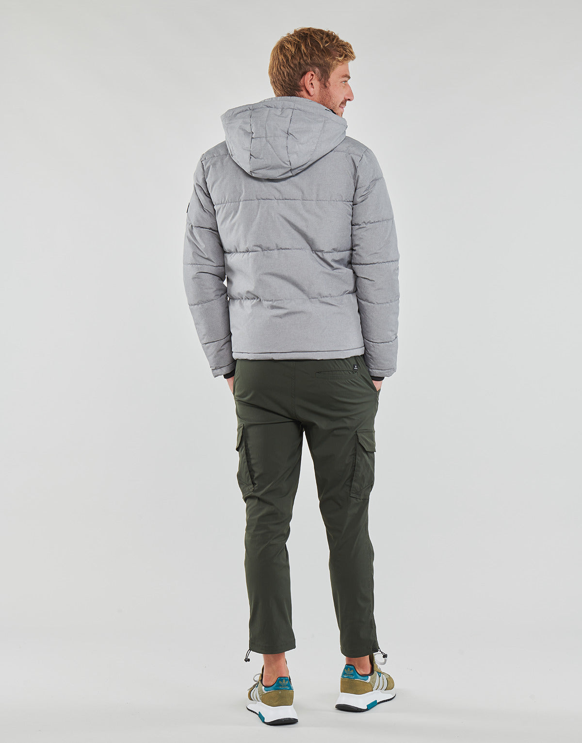 Piumino Uomo Jack & Jones JJBRADY PUFFER Grigio