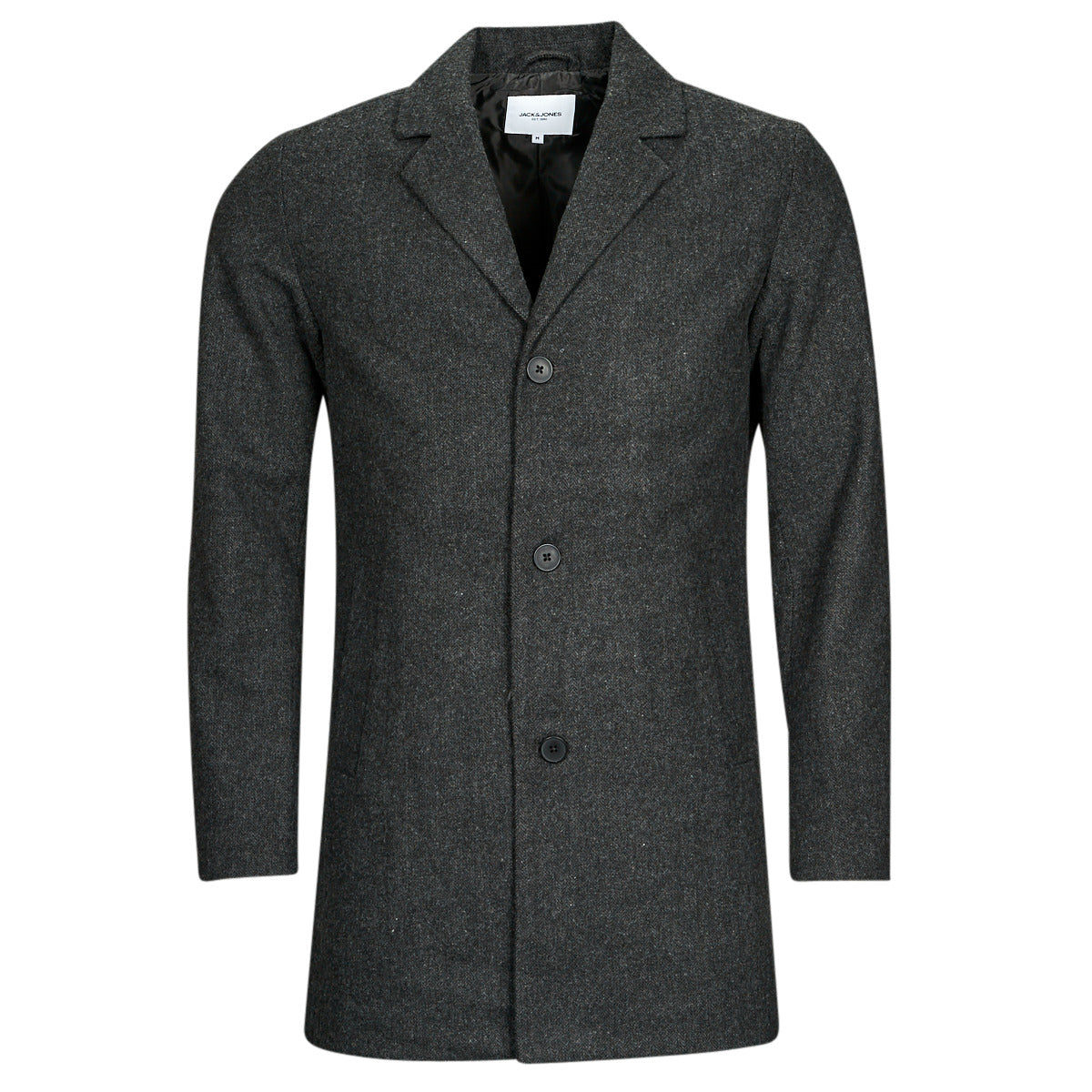Mantella Uomo Jack & Jones JJTOMMY WOOL COAT Grigio