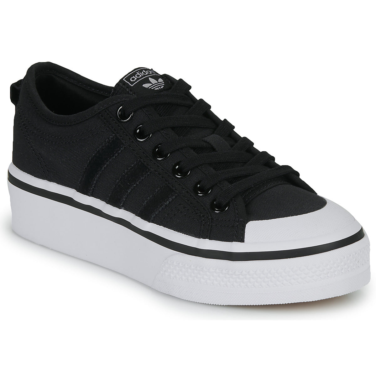 Sneakers basse Donna adidas  NIZZA PLATFORM W  Nero