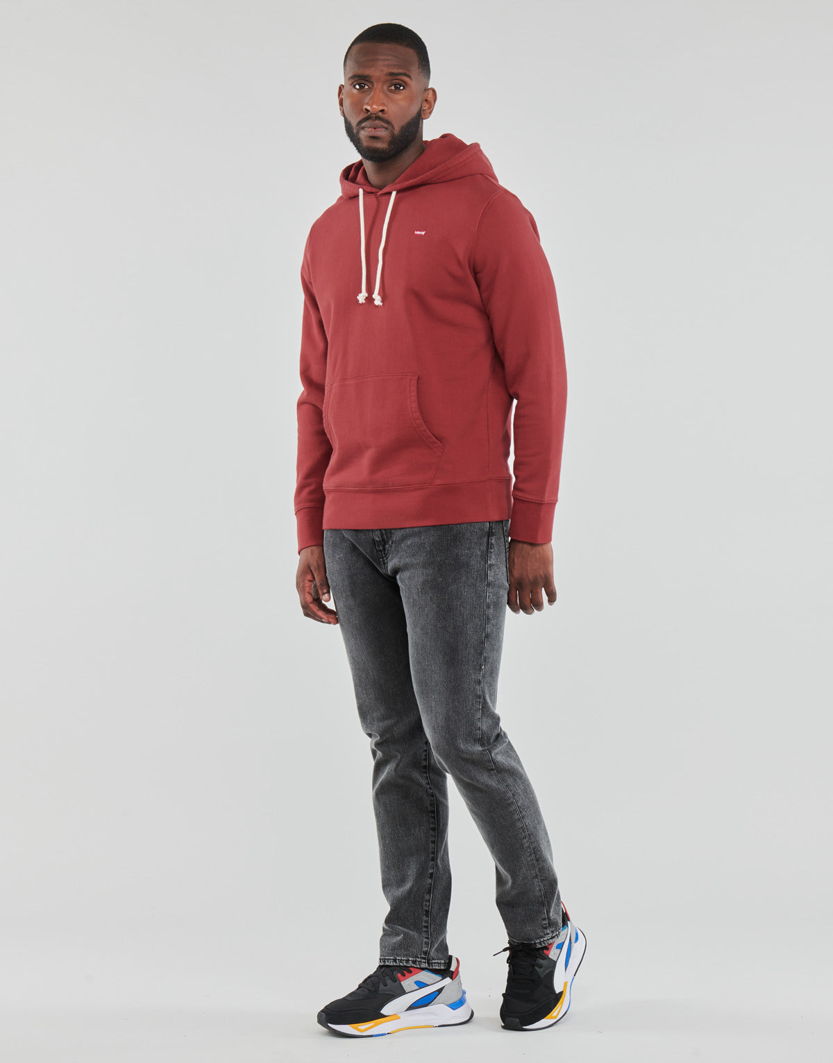 Jeans Tapered Uomo Levis 502 TAPER Nero