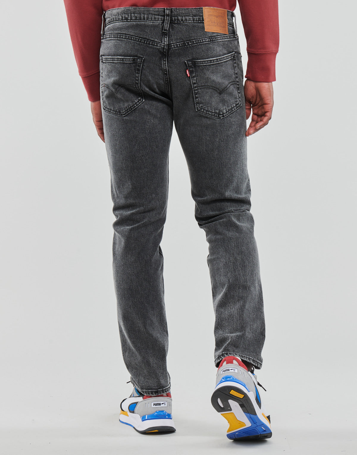 Jeans Tapered Uomo Levis 502 TAPER Nero