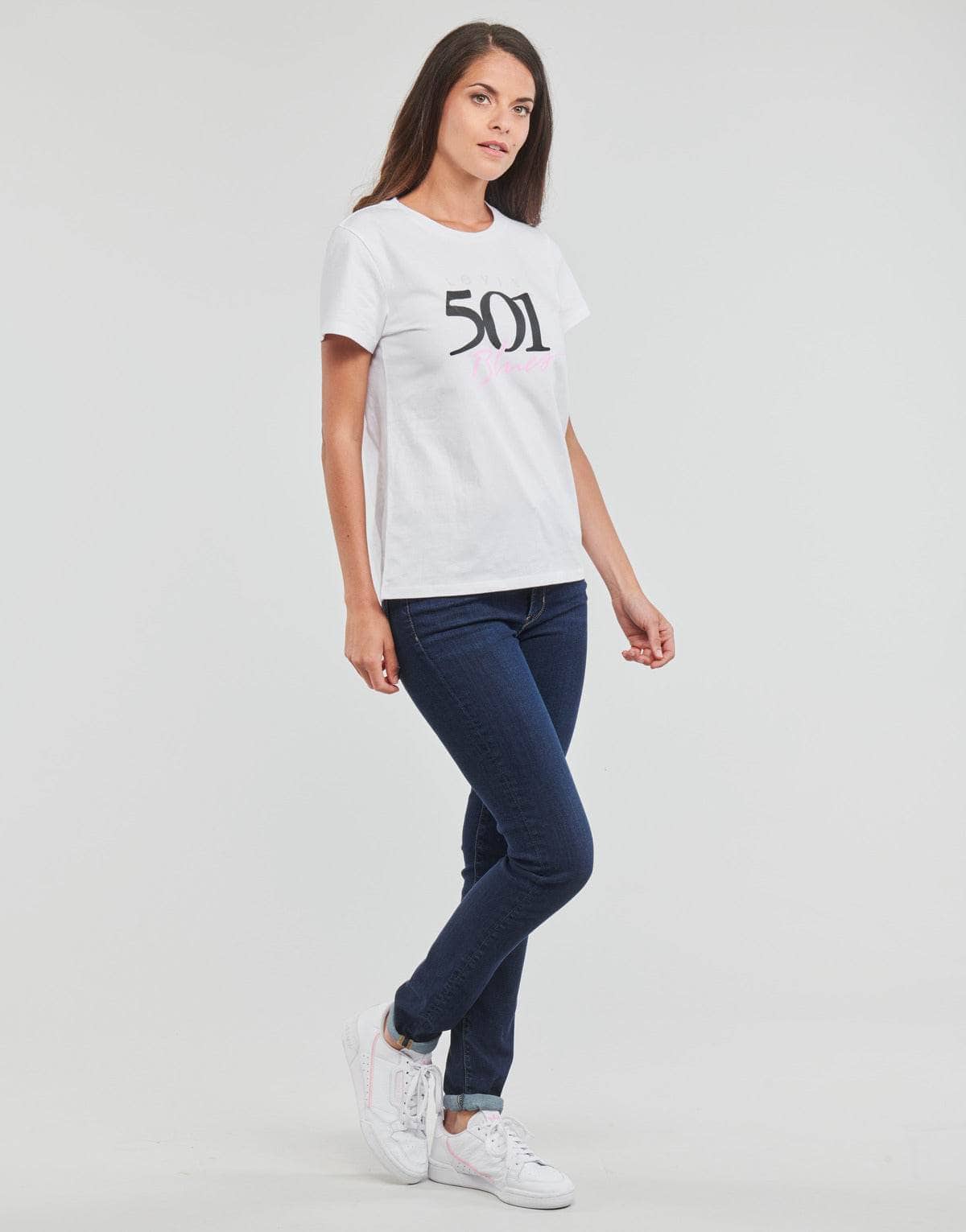 T-shirt Donna Levis THE PERFECT TEE Bianco