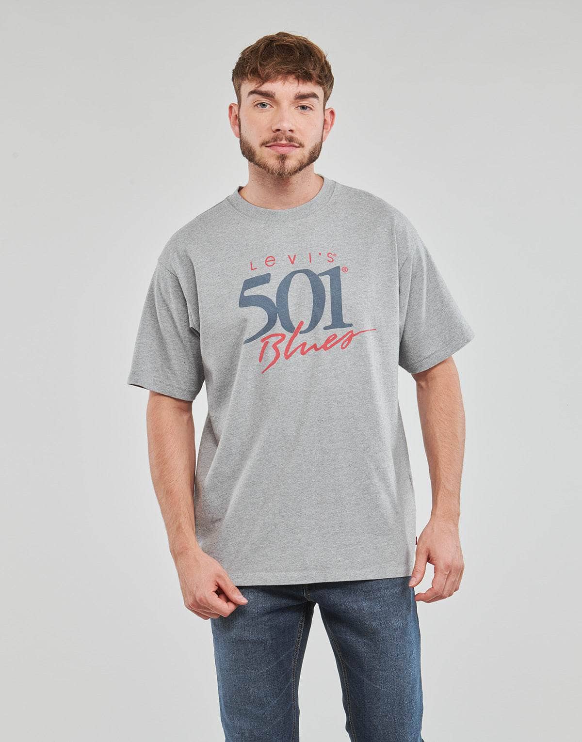 T-shirt Uomo Levis VINTAGE FIT GRAPHIC TEE Grigio