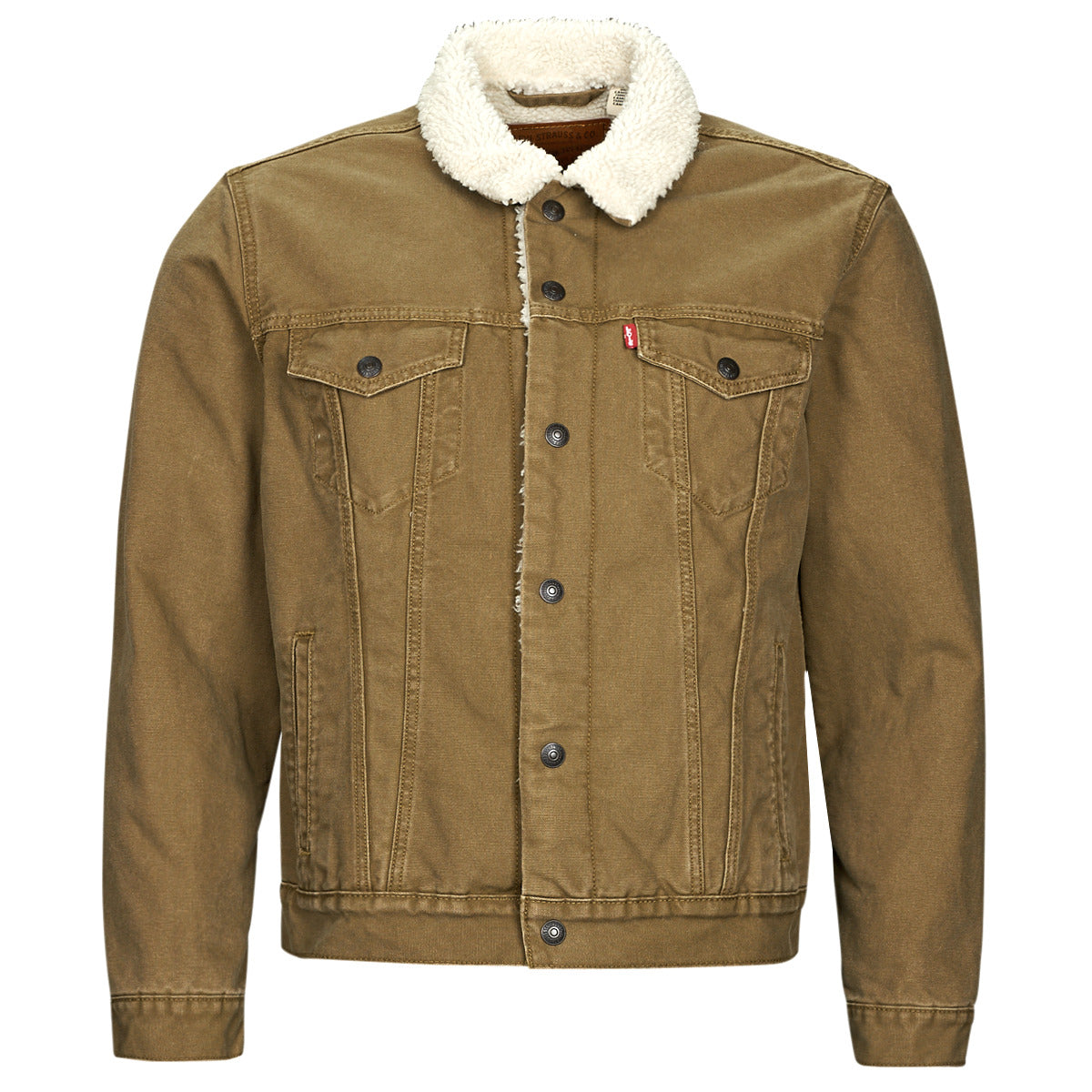 Giacca in jeans Uomo Levis  TYPE 3 SHERPA TRUCKER  Beige