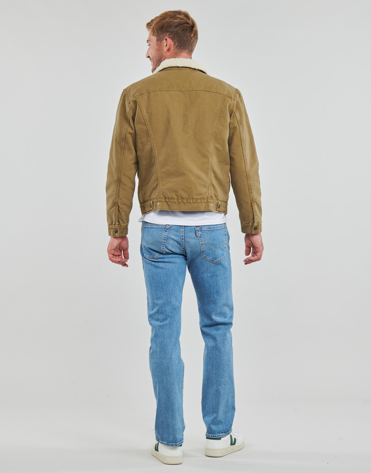 Giacca in jeans Uomo Levis  TYPE 3 SHERPA TRUCKER  Beige