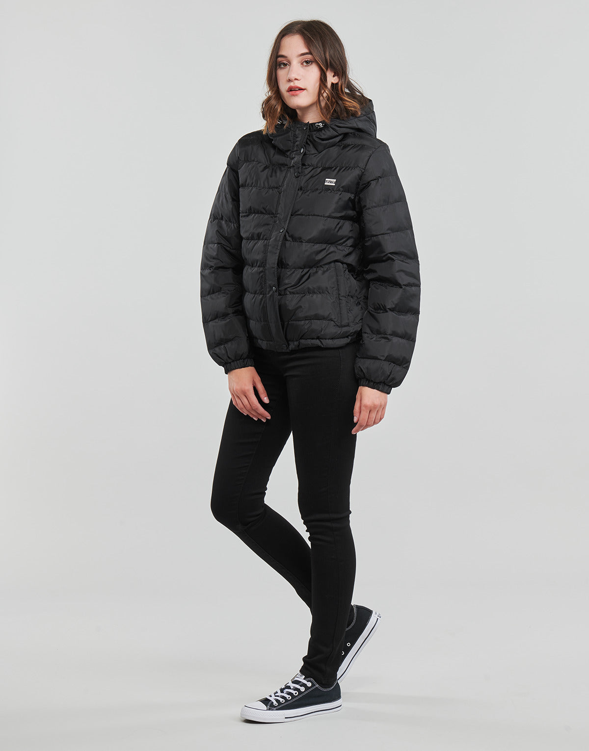Piumino Donna Levis EDIE PACKABLE JACKET Nero