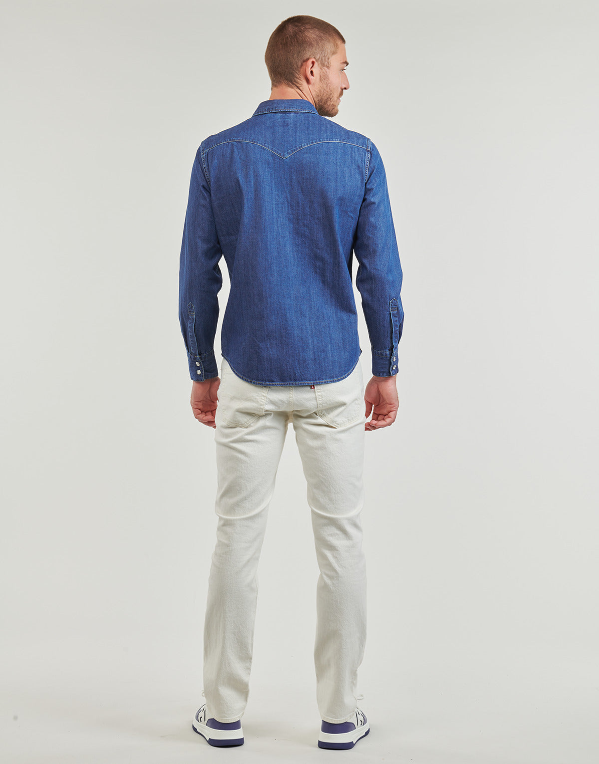 Camicia a maniche lunghe Uomo Levis  BARSTOW WESTERN STANDARD  Blu