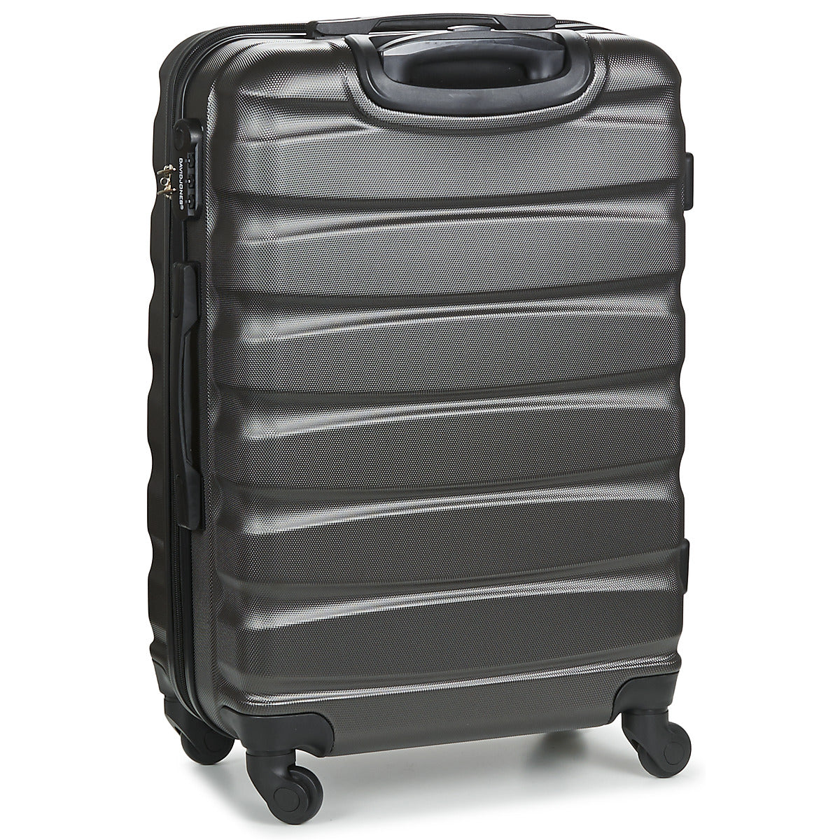 Valigia rigida Uomo David Jones  CHAUVETTINI 65L MEDIUM  Grigio