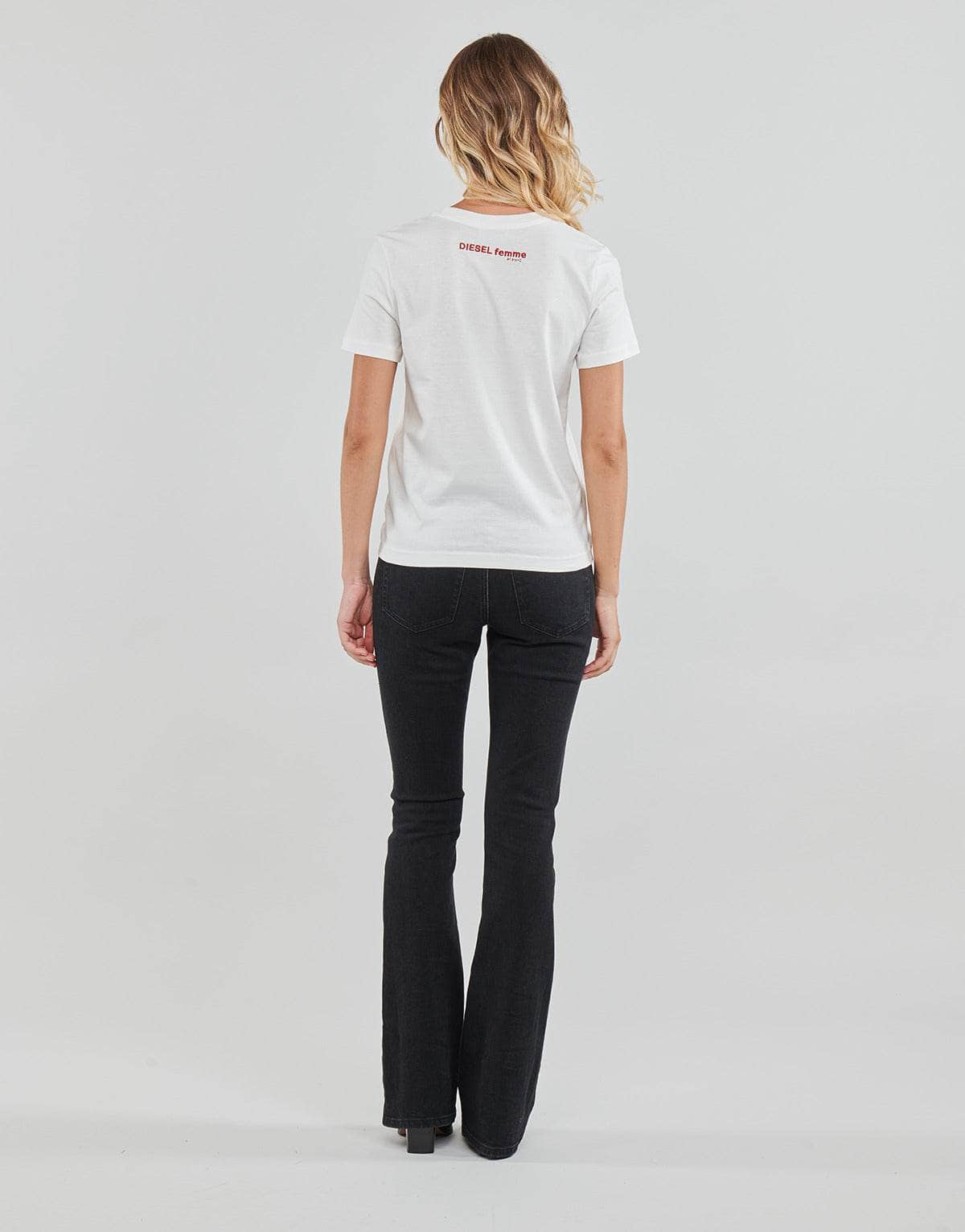 T-shirt Donna Diesel T-REG-E9 Bianco