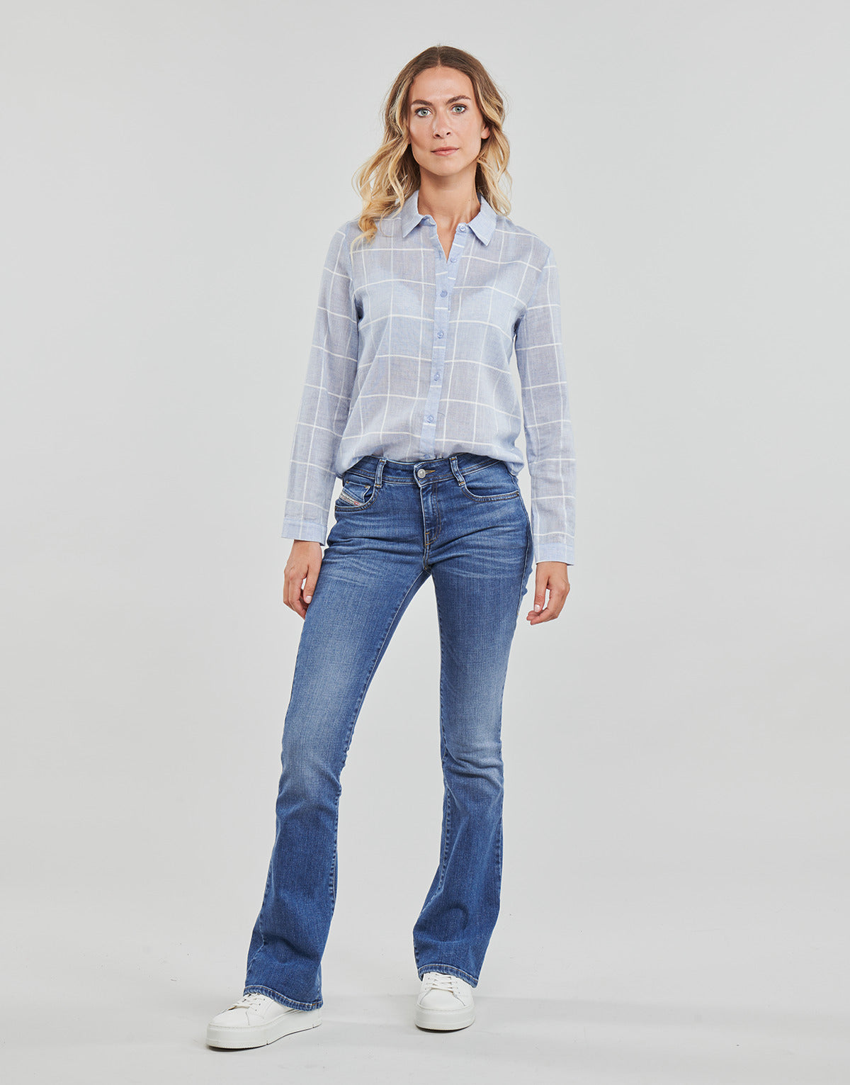 Jeans Bootcut Donna Diesel 1969 D-EBBEY Blu
