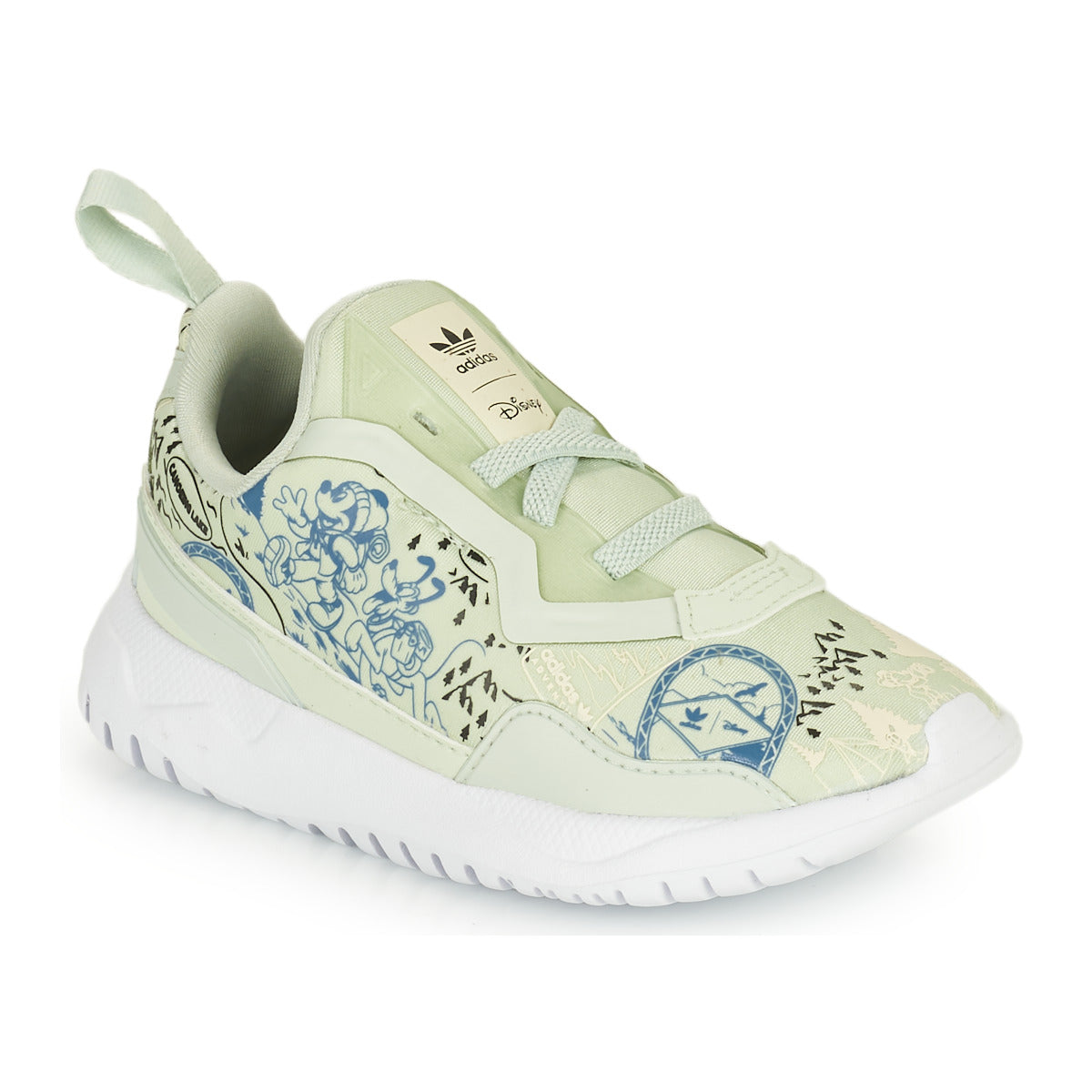 Scarpe bambini ragazza adidas ORIGINALS FLEX EL I Verde