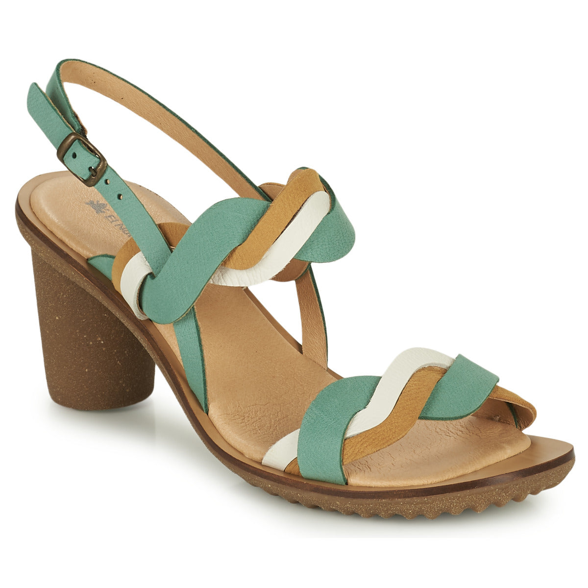 Sandali Donna El Naturalista  N5163-PLEASANT-MINT-MIXED  Verde