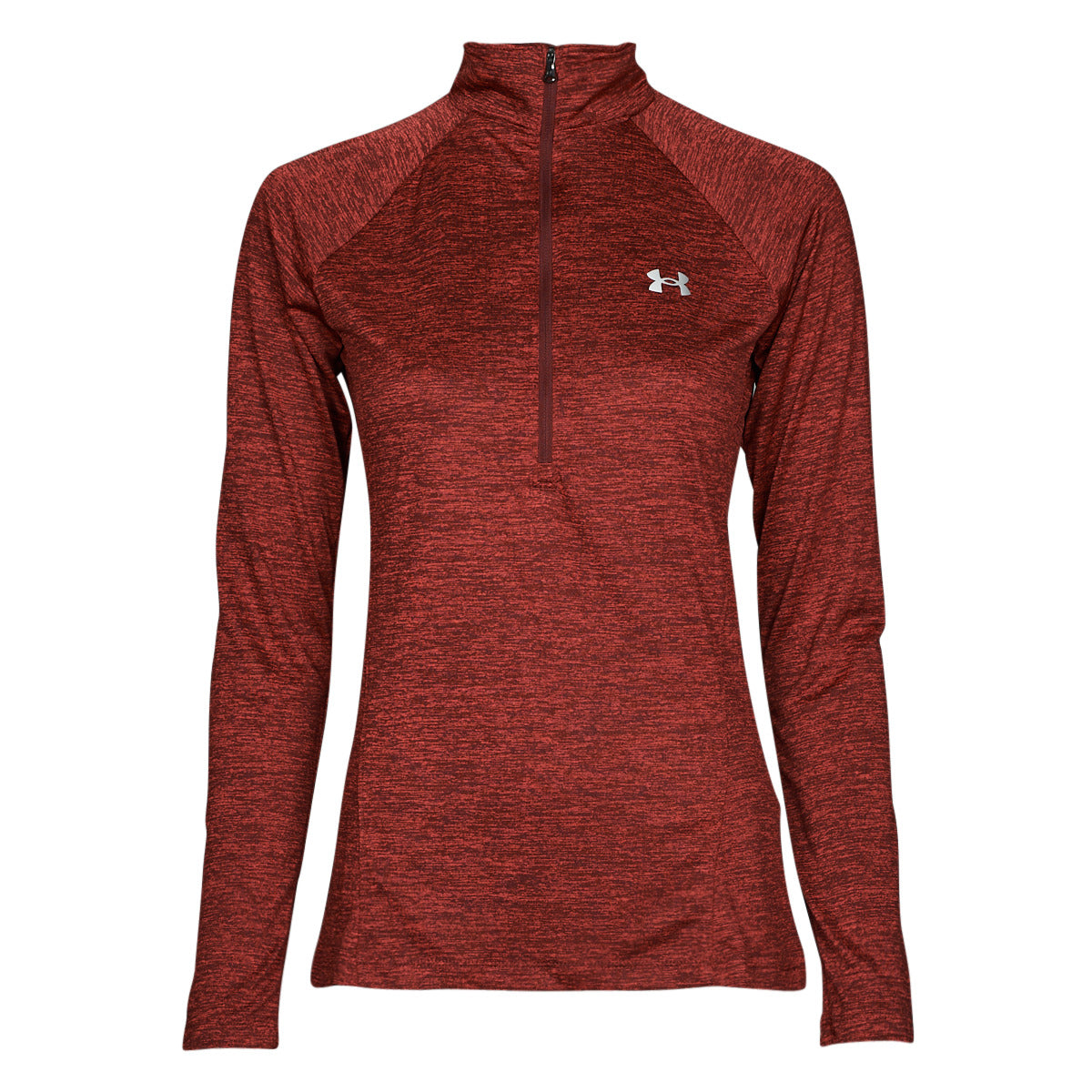 T-shirts a maniche lunghe Donna Under Armour  Tech 1/2 Zip - Twist  Marrone