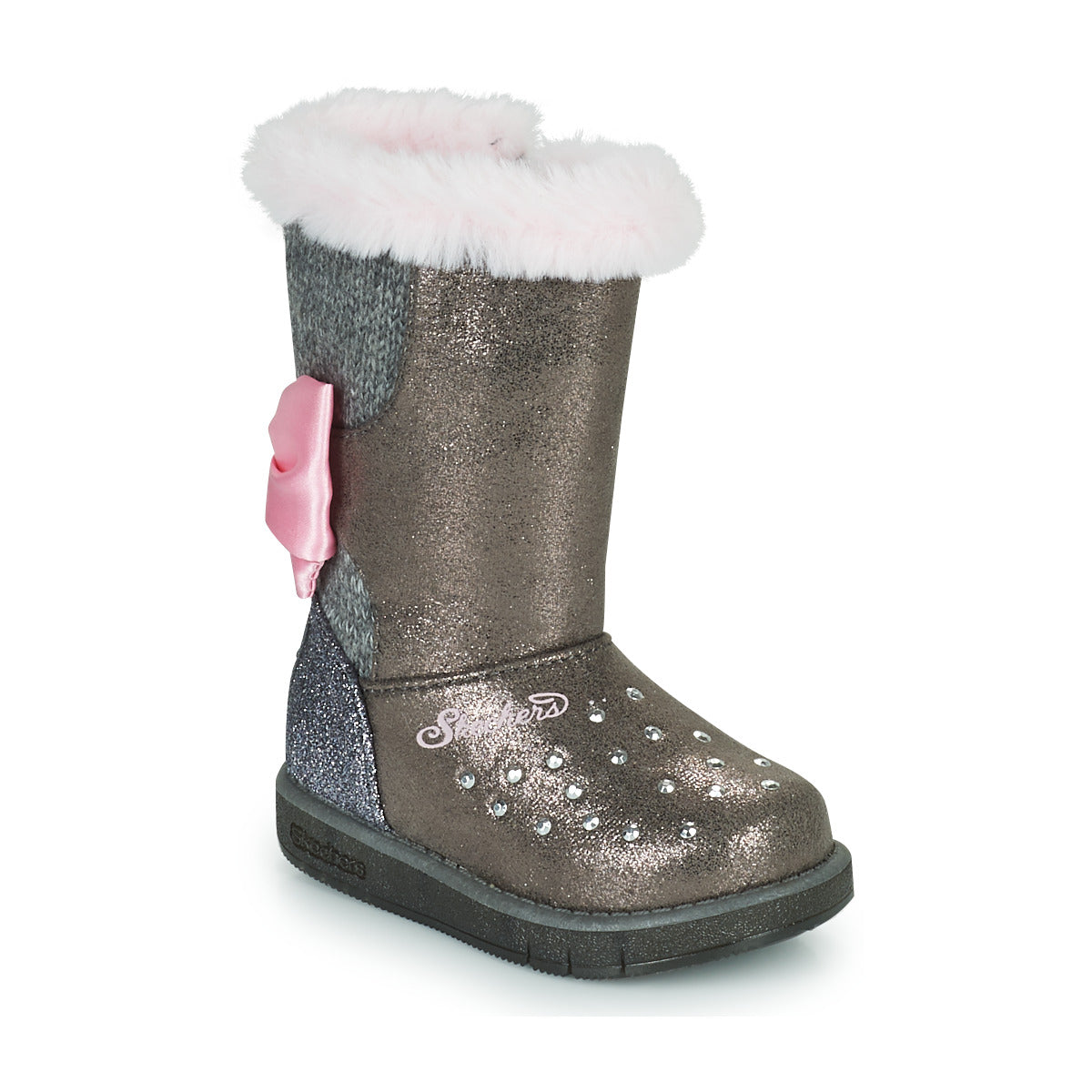 Stivaletti bambini ragazza Skechers  GLITZY GLAM  Oro
