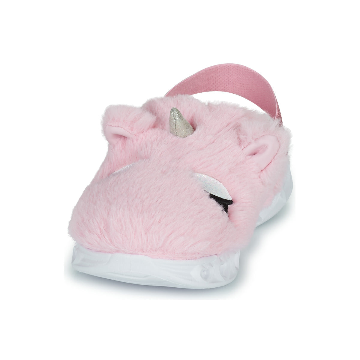 Pantofole bambini ragazza Skechers HEART LIGHTS SANDALS Rosa